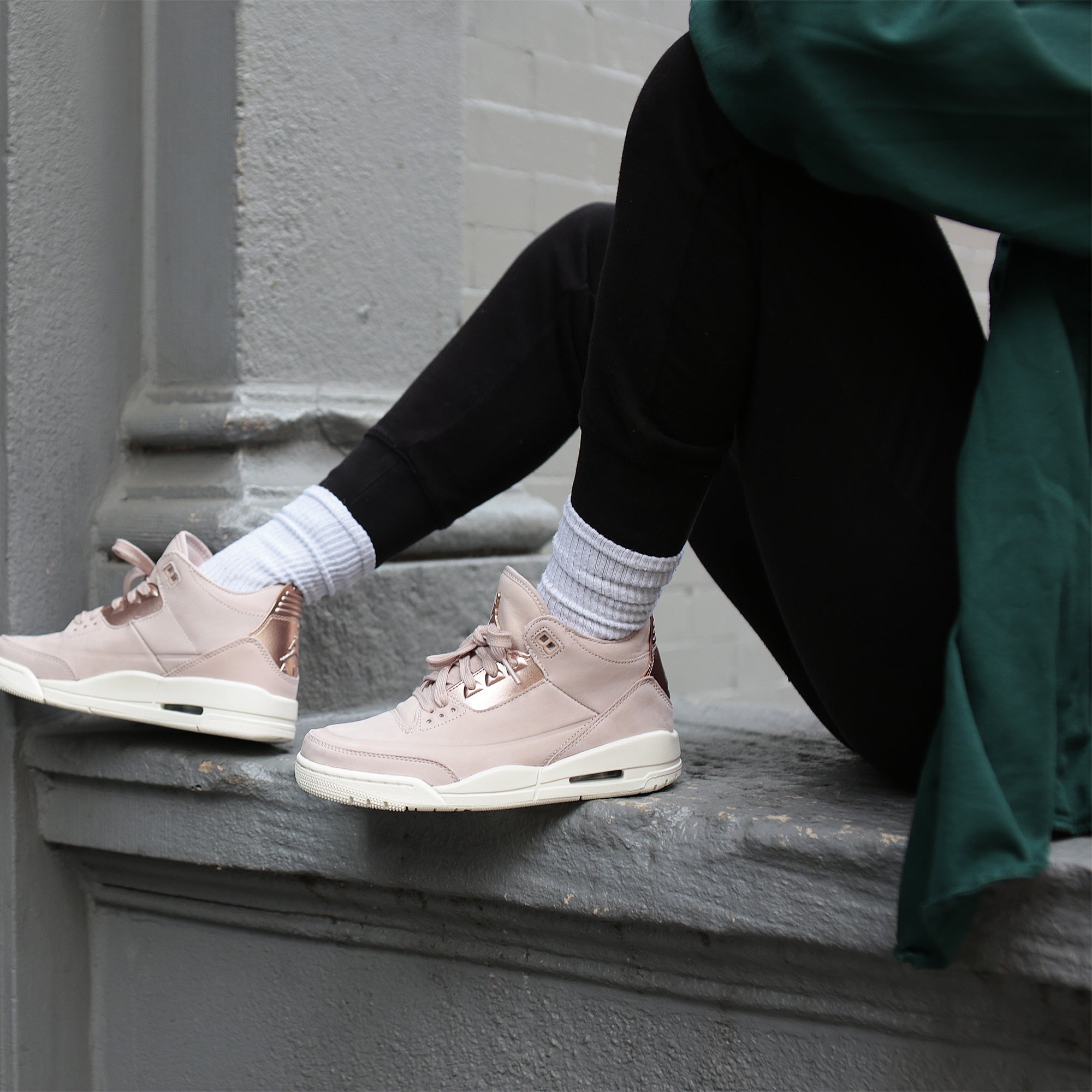Air Jordan Women's 3 Retro "Particle Beige" - Releasing 6/8 card image
