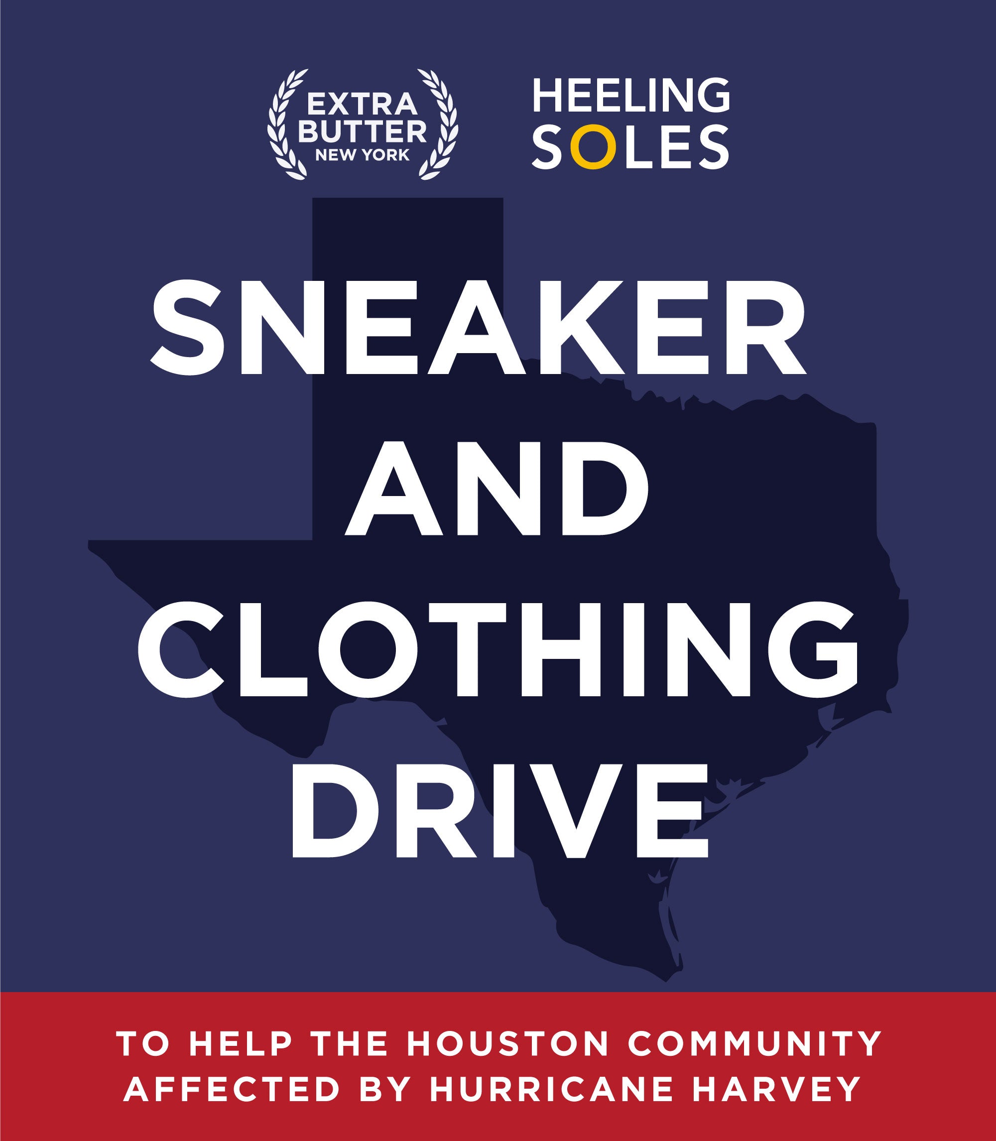 Extra Butter x Heeling Soles - Footwear and Clothing Donation to Hurricane Harvey Victims article image