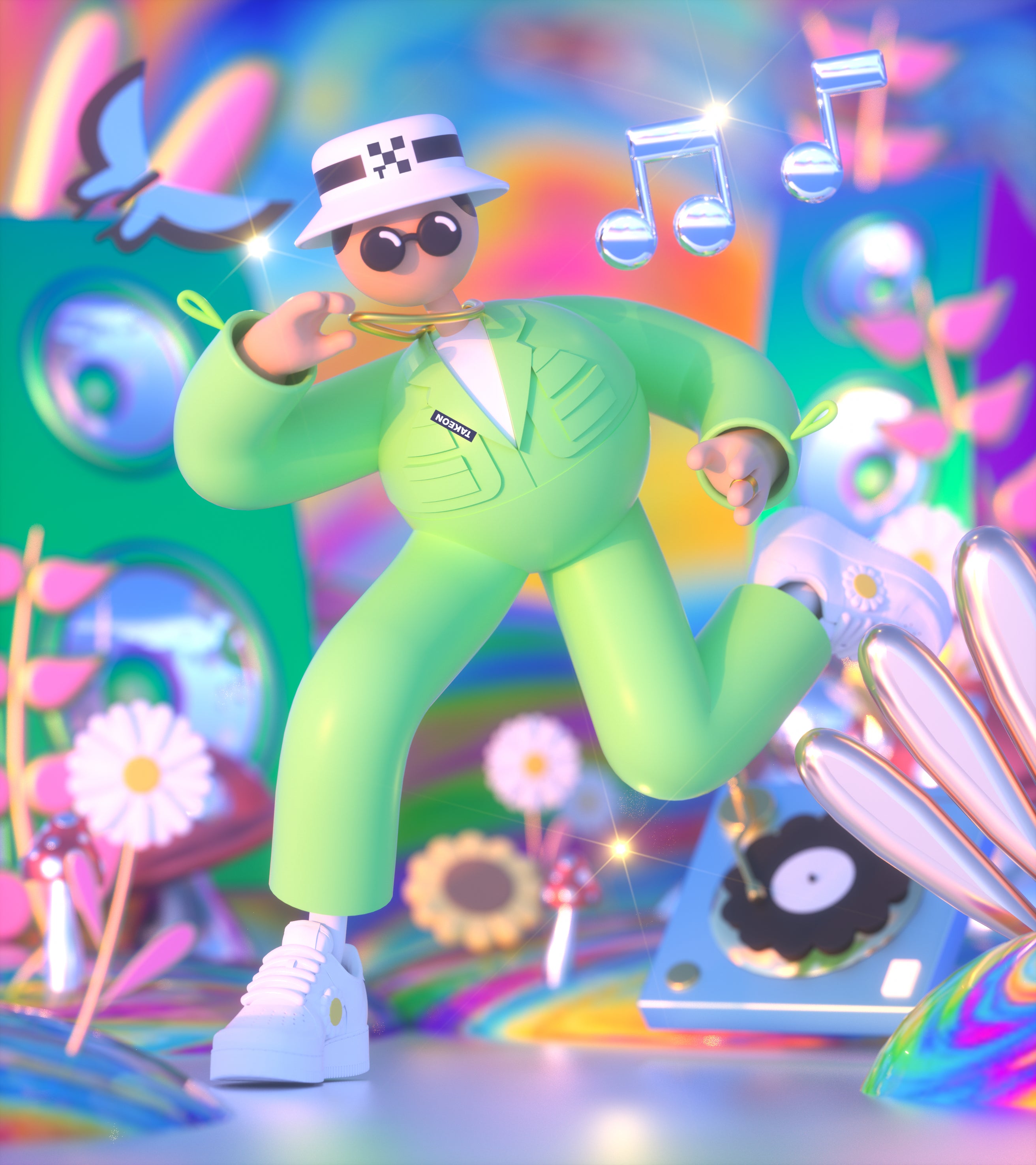 TAKEON Dream, a collaboration between Takeonlabel and Colin Ozawa article image