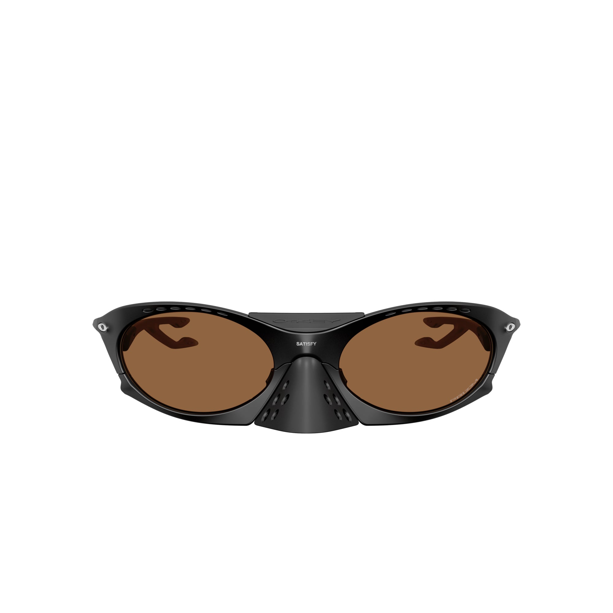 Oakley x Satisfy Running Plantaris Matte Black W/ Prizm Bronze Sunglasses