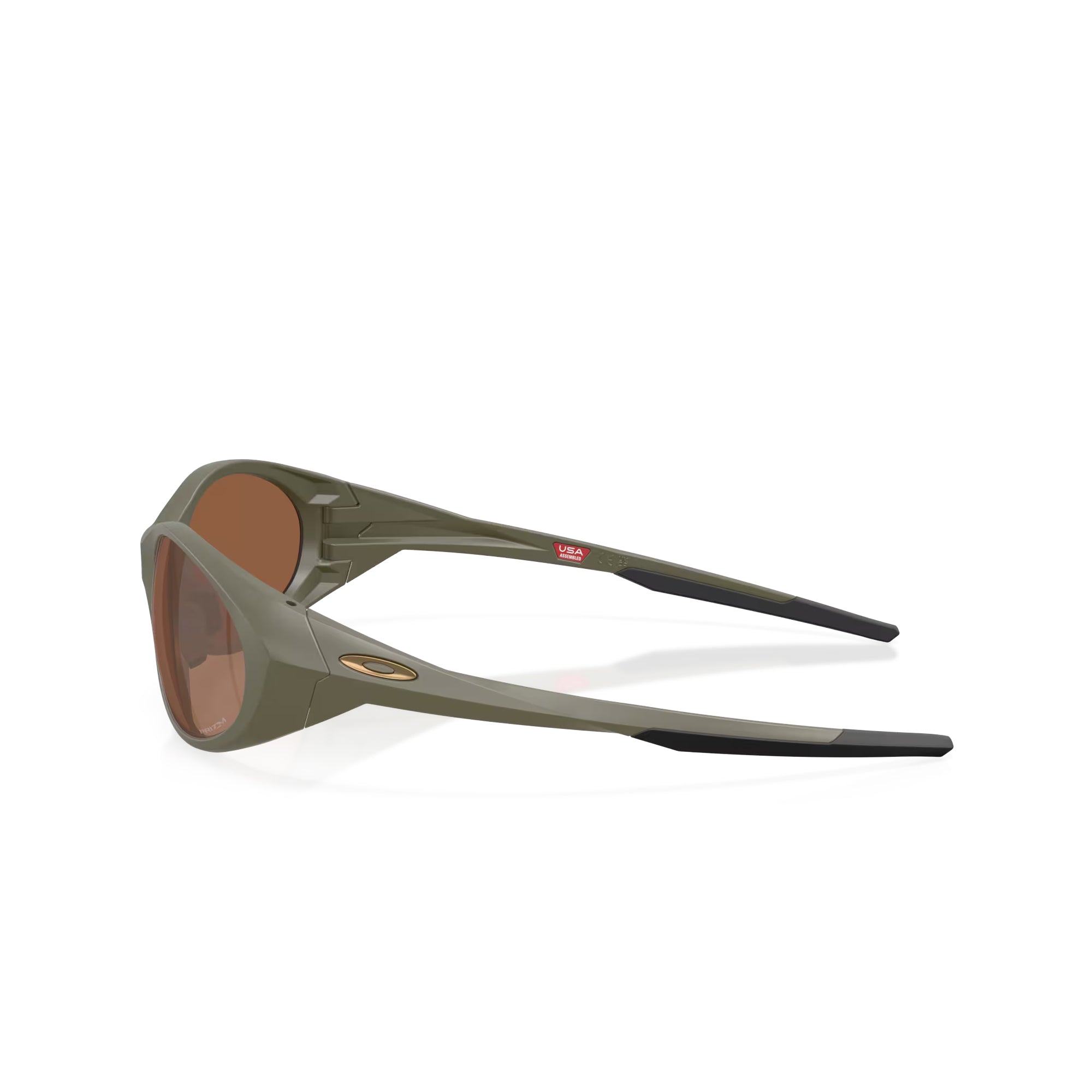 Matte Moss / Prizm Tungsten Sunglasses on a white background