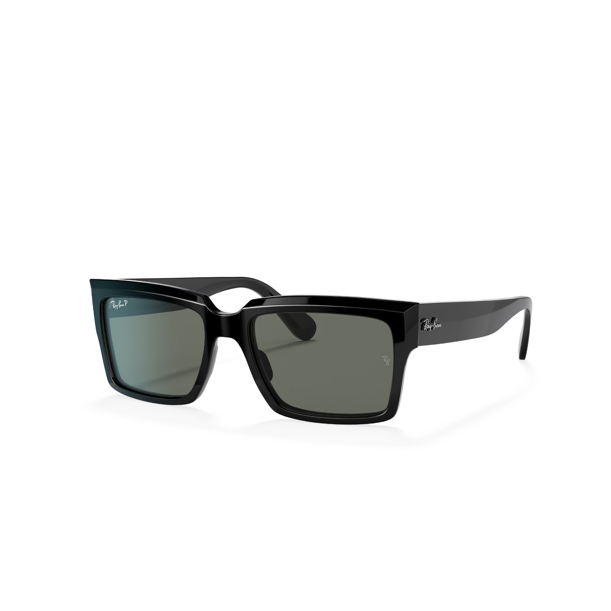 Ray-Ban Inverness Black W/ Polar Green Sunglasses