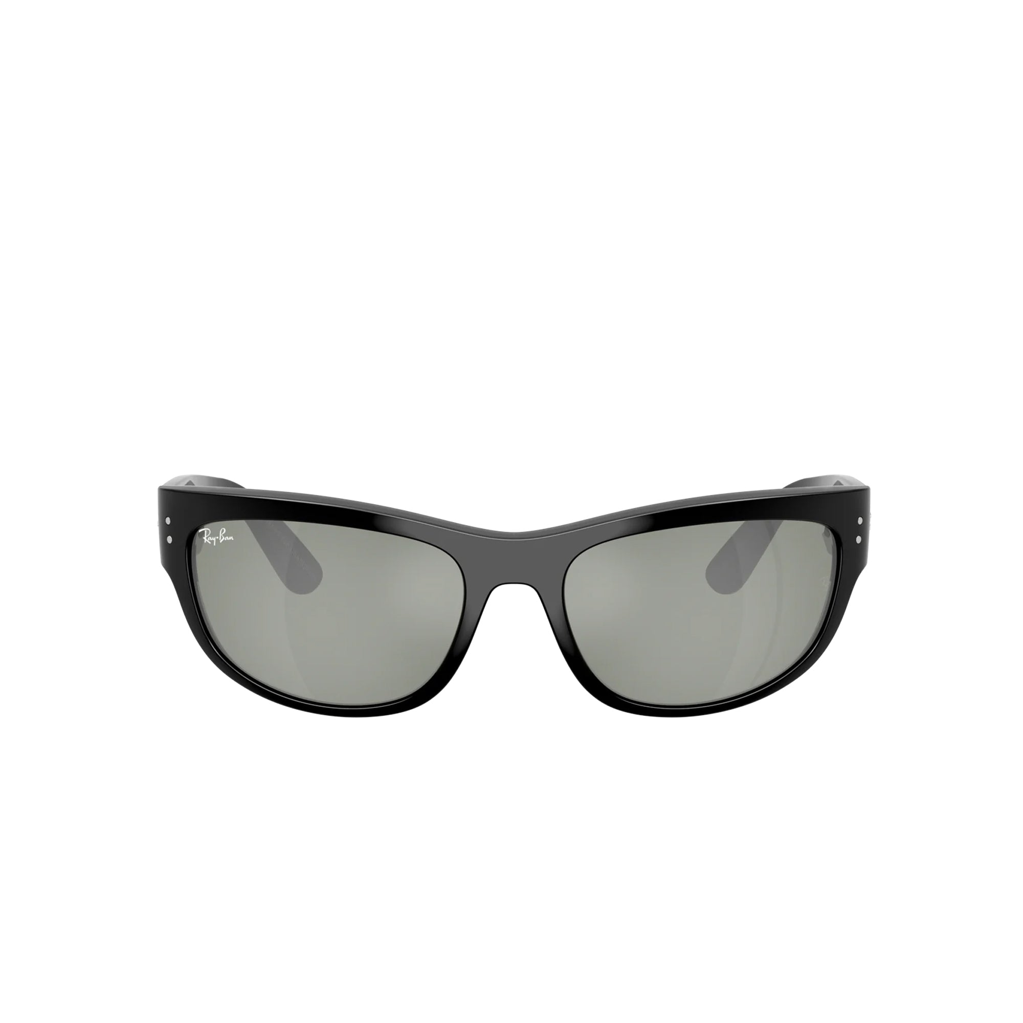 Ray-Ban Mega Balorama Black W/ Green Mirror Silver Sunglasses