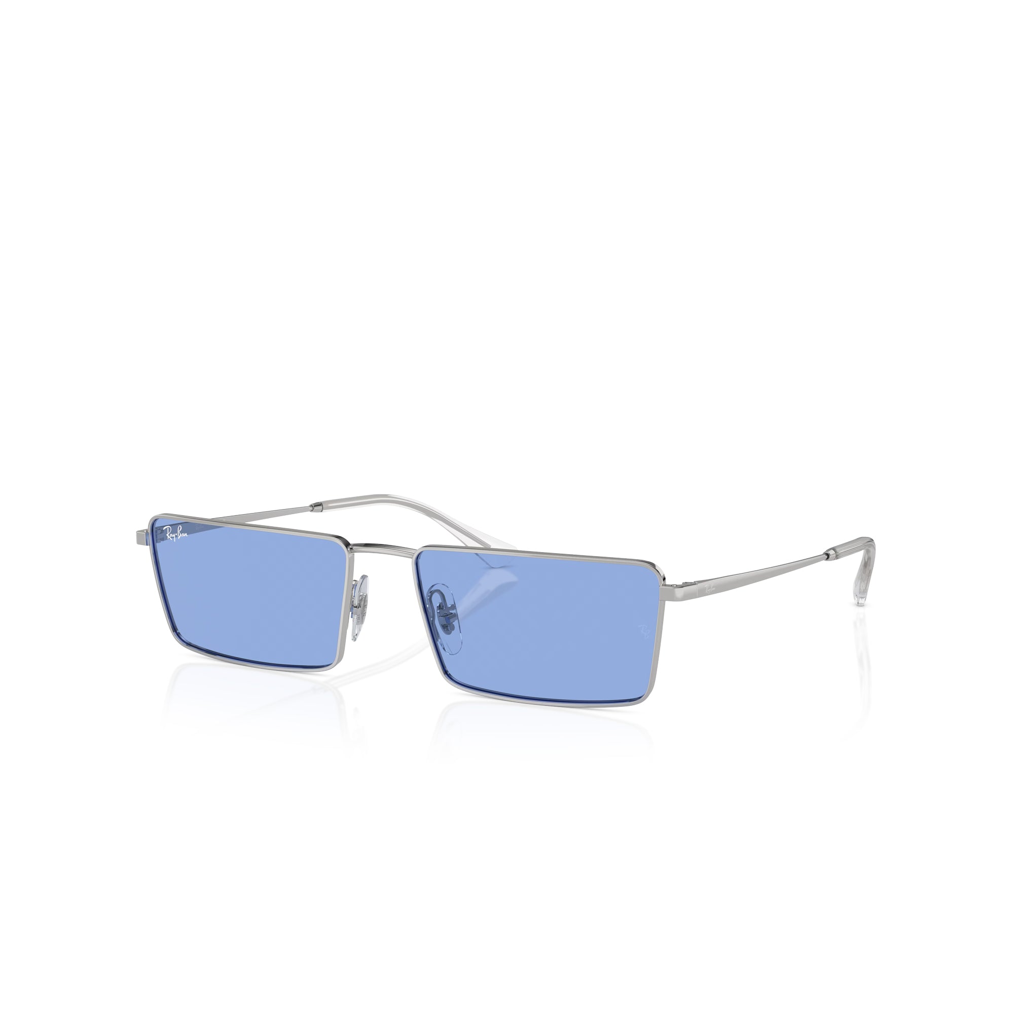 Ray-Ban EMY Silver W/ Blue Sunglasses