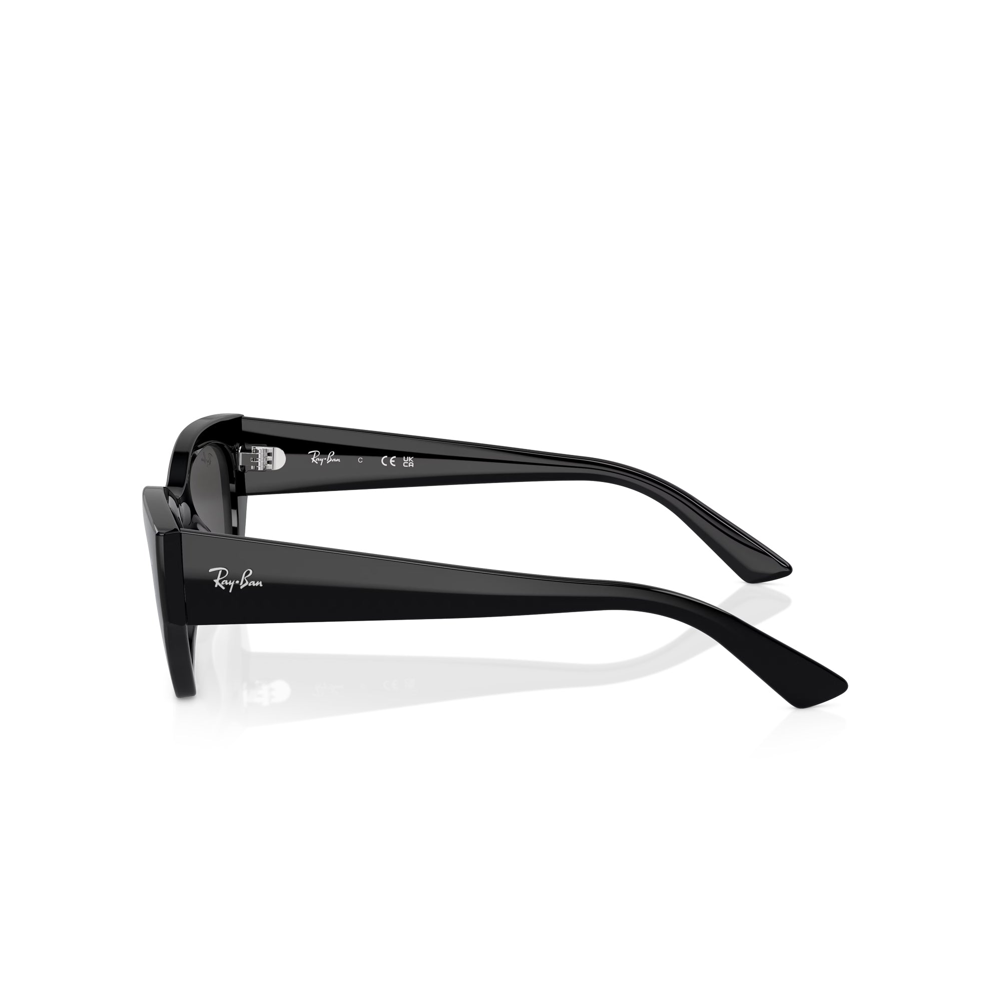 Ray-Ban Zena Black W/ Dark Grey Sunglasses