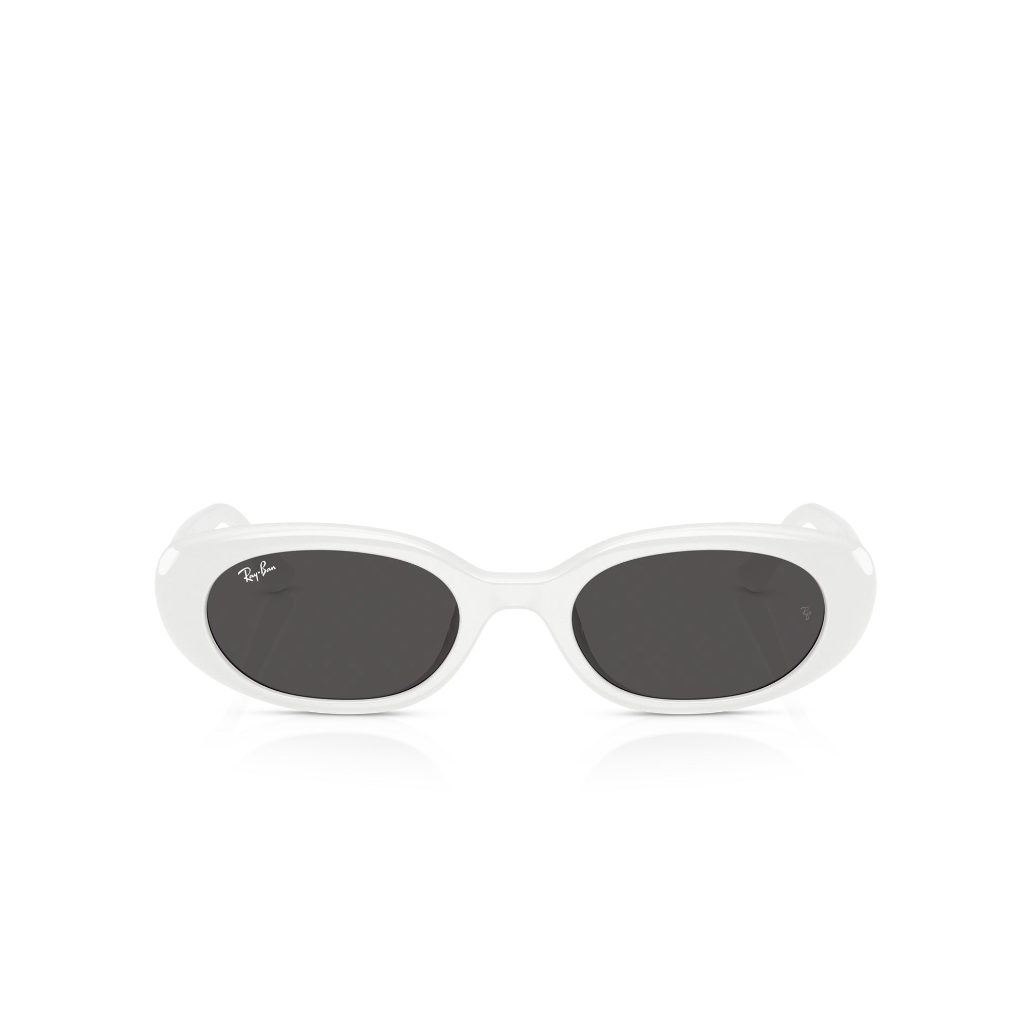 RAY-BAN RB4441D Polished White W/ Dark Grey Sunglasses