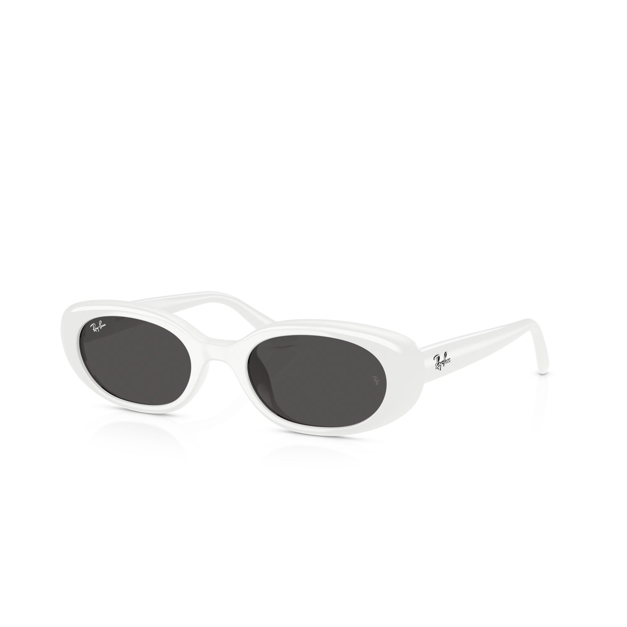 RAY-BAN RB4441D Polished White W/ Dark Grey Sunglasses