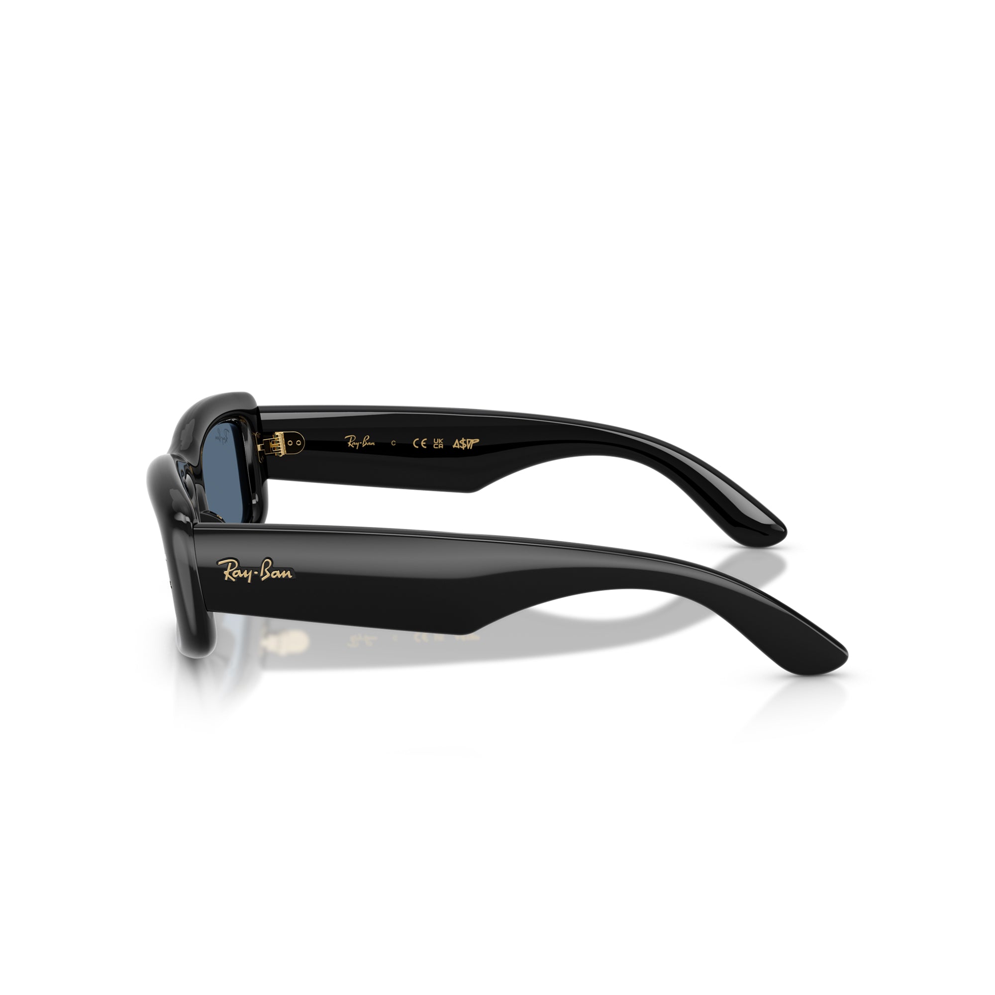 Ray-Ban x A$AP Rocky Kiliane Puffer Family Black Frame W/ Dark Grey Lens Sunglasses