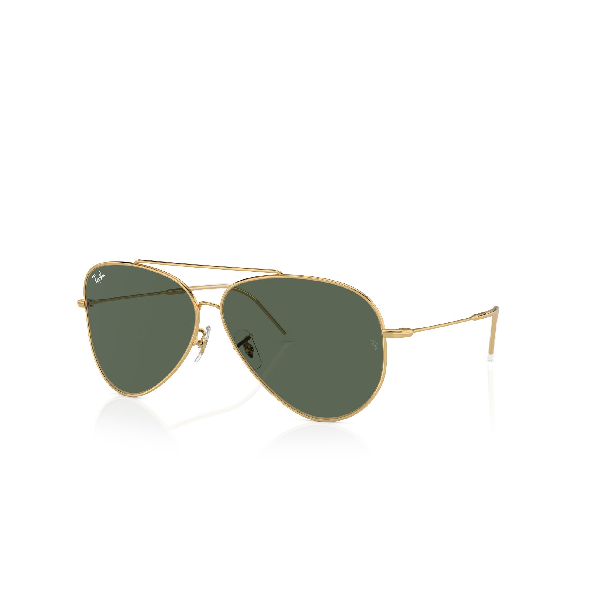 Ray-Ban Aviator Reverse Arista W/ Dark Green Sunglasses