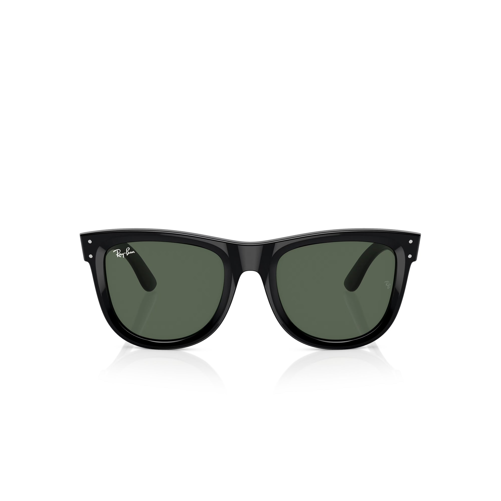 Ray-Ban Wayfarer Reverse Black W/ Dark Green Sunglasses
