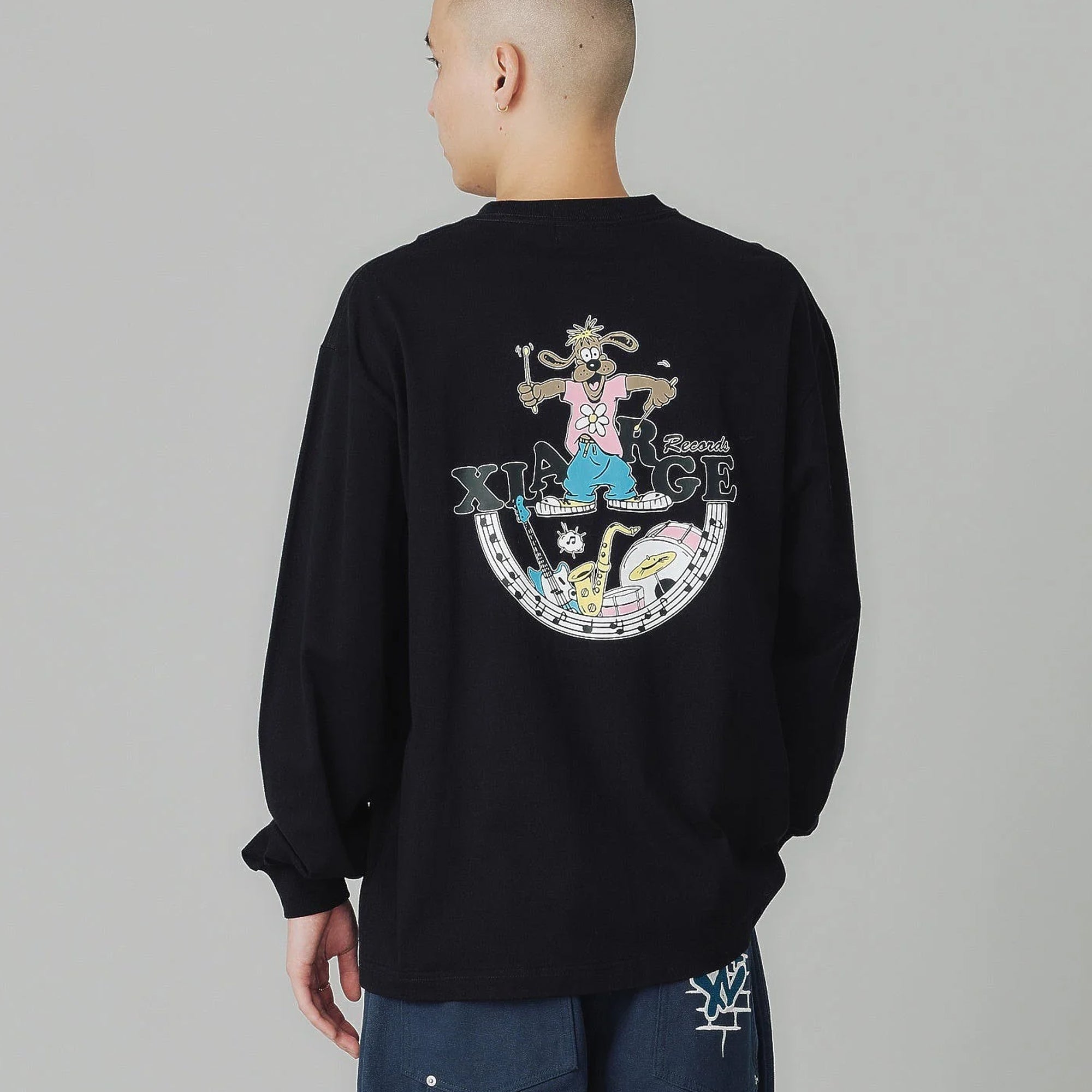 X-Large Mens Play a Sound Dog L/S Tee