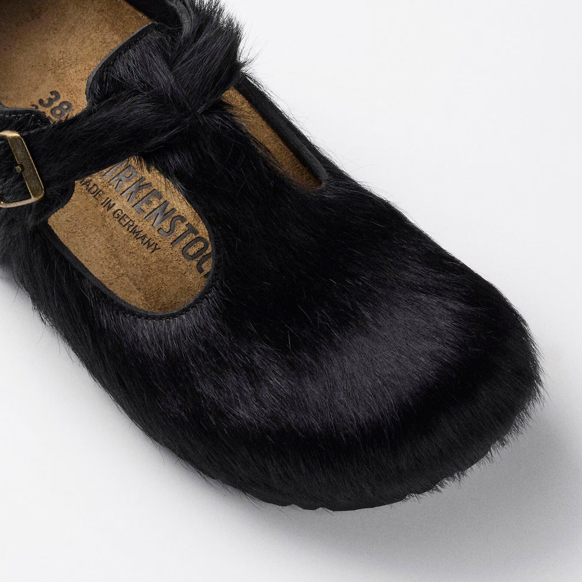 Birkenstock x SFTM Womens Paris The Rebel Fur Sandals