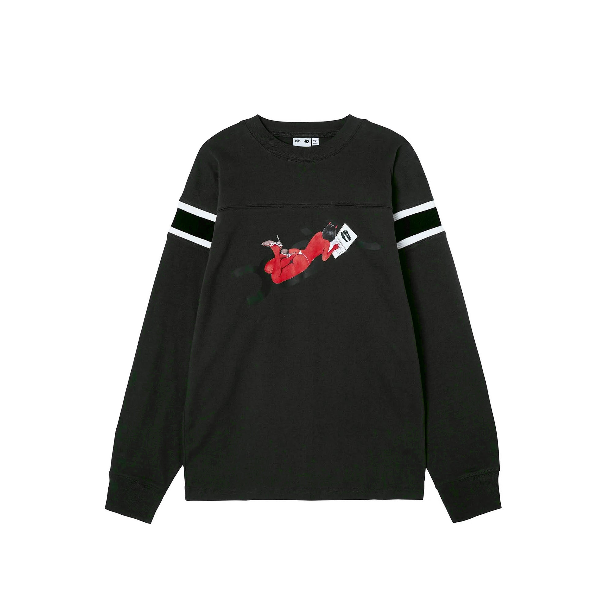 X-Girl x T-Rex Womens Lost Angels Football LS Tee