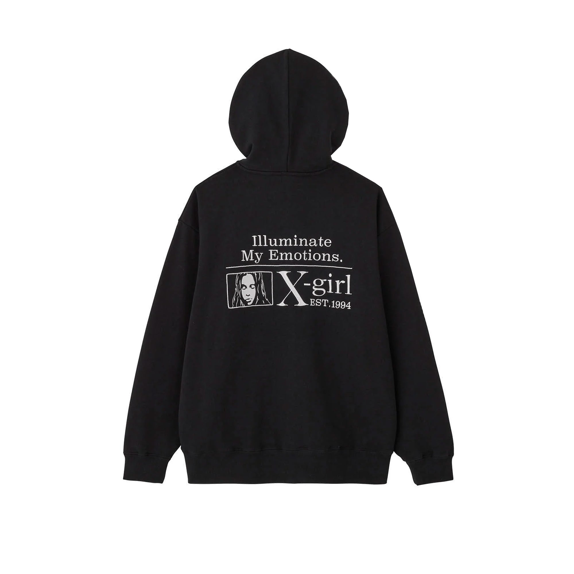 X-Girl Womens My Emotions Zip Up Hoodie