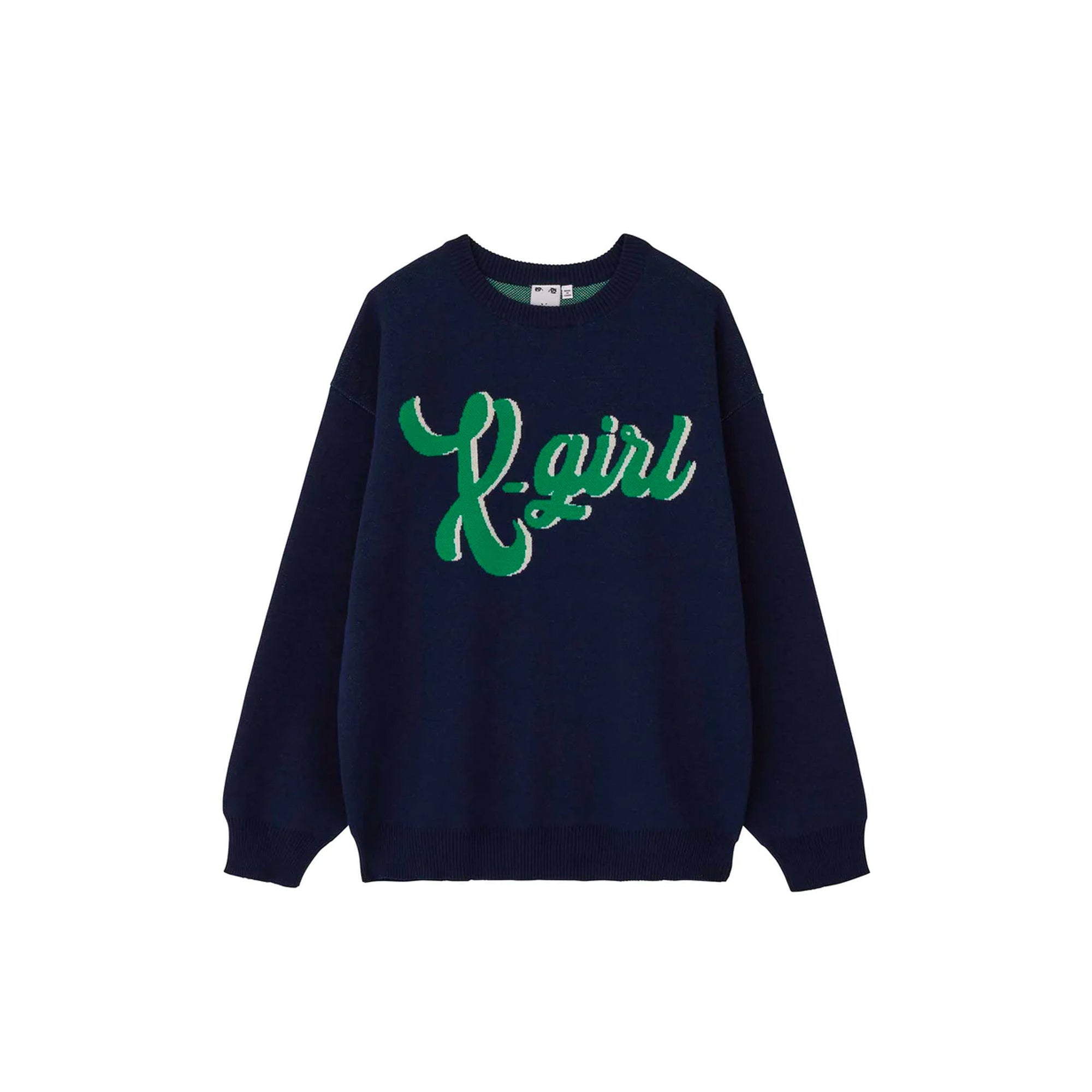 X-Girl Womens Logo Jacquard Knit Top