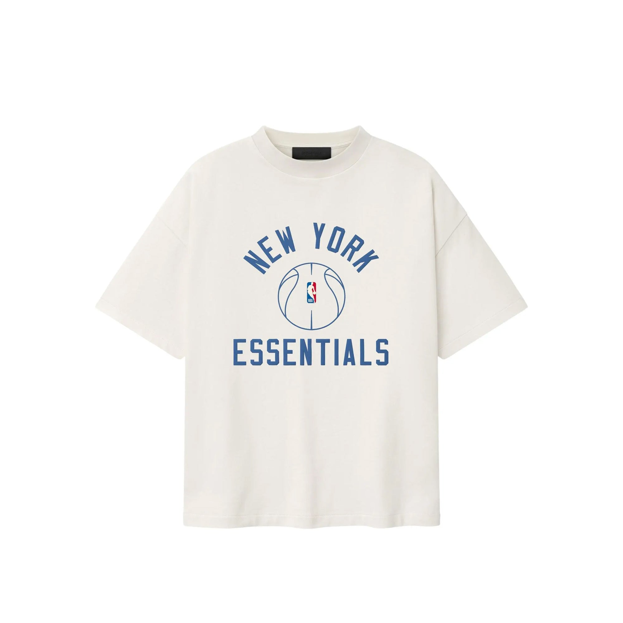 Ivory  blue red T-Shirt on a white background