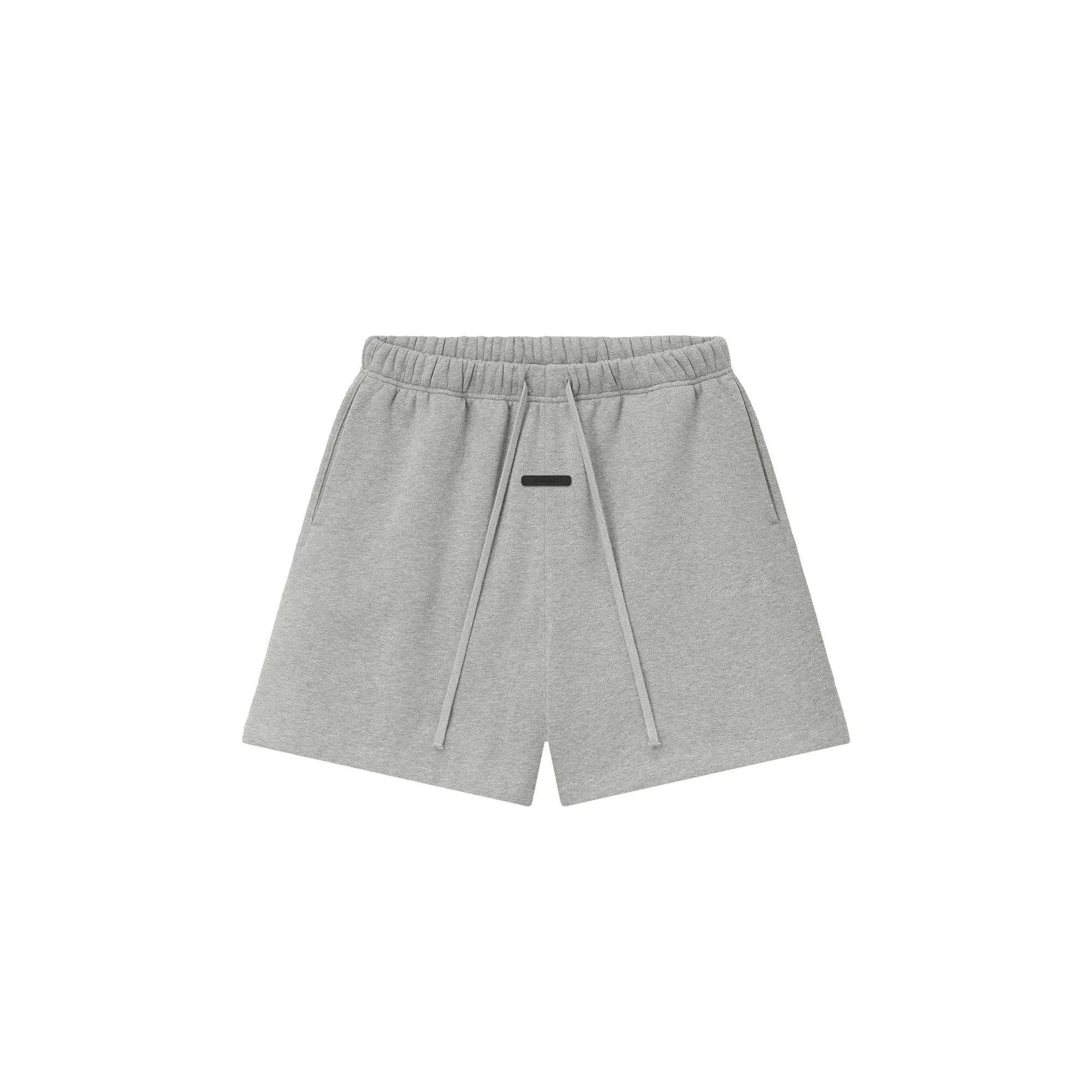 Concrete Heather Shorts on a white background