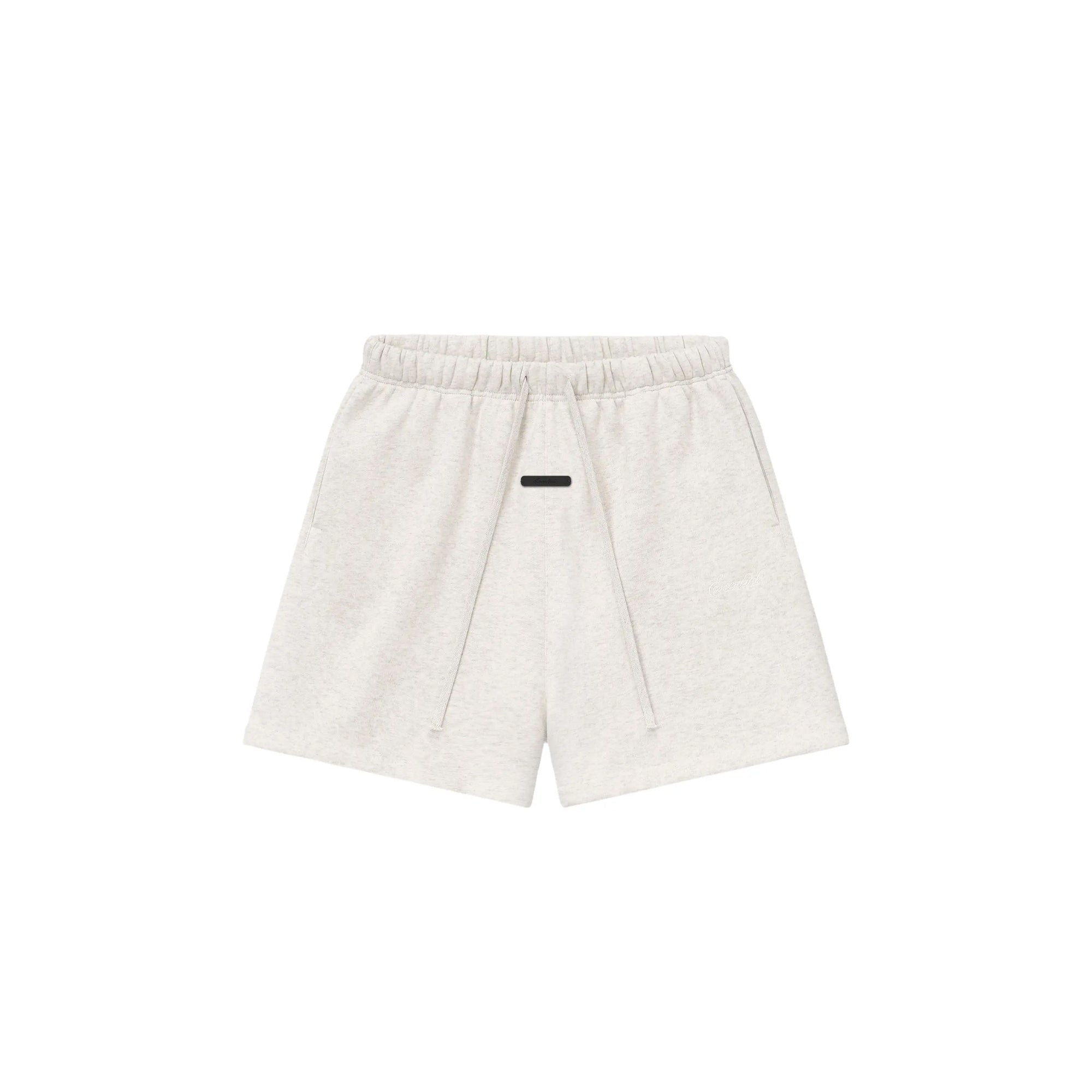 oatmeal shorts on a white background
