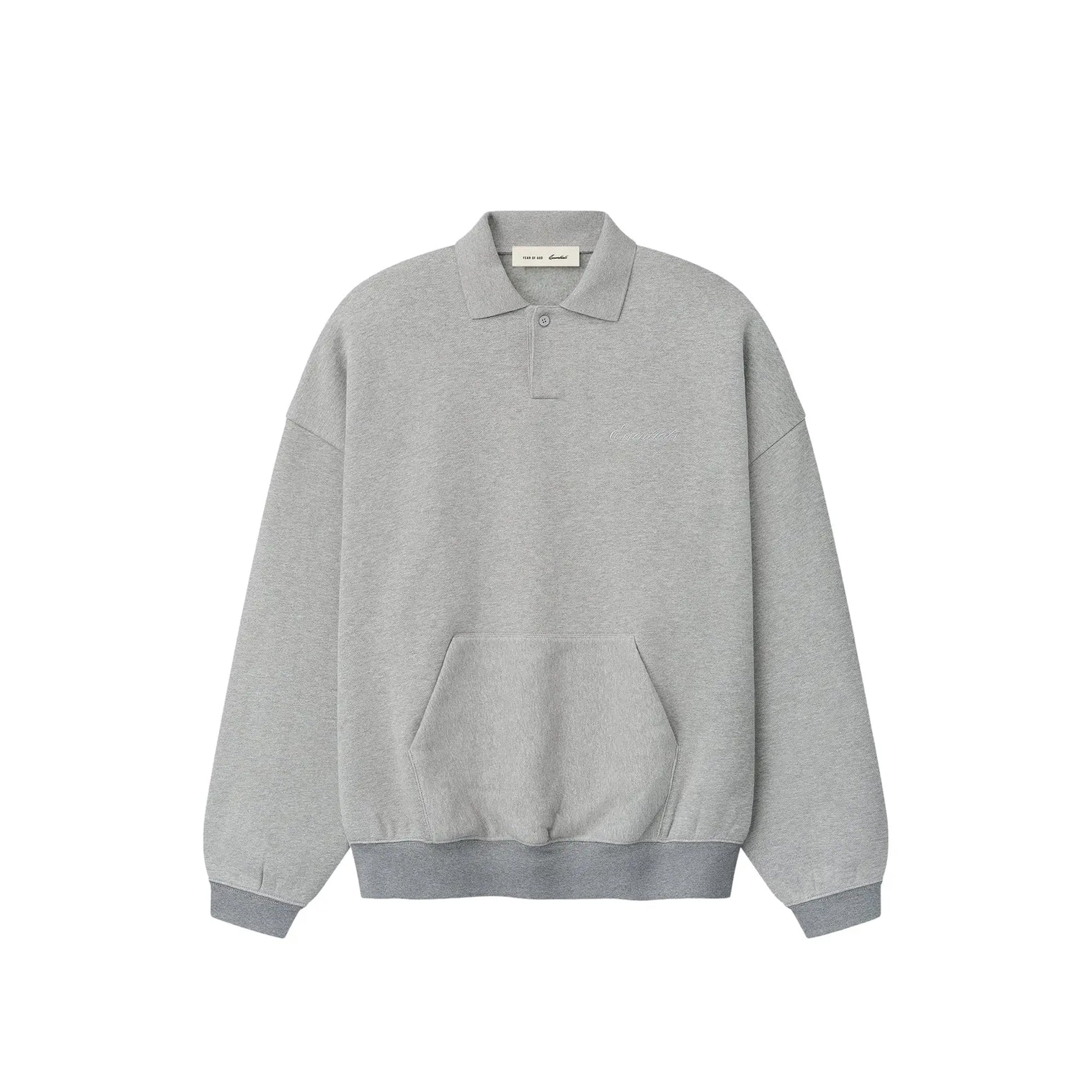 Concrete Heather Sweatshirt on a white background
