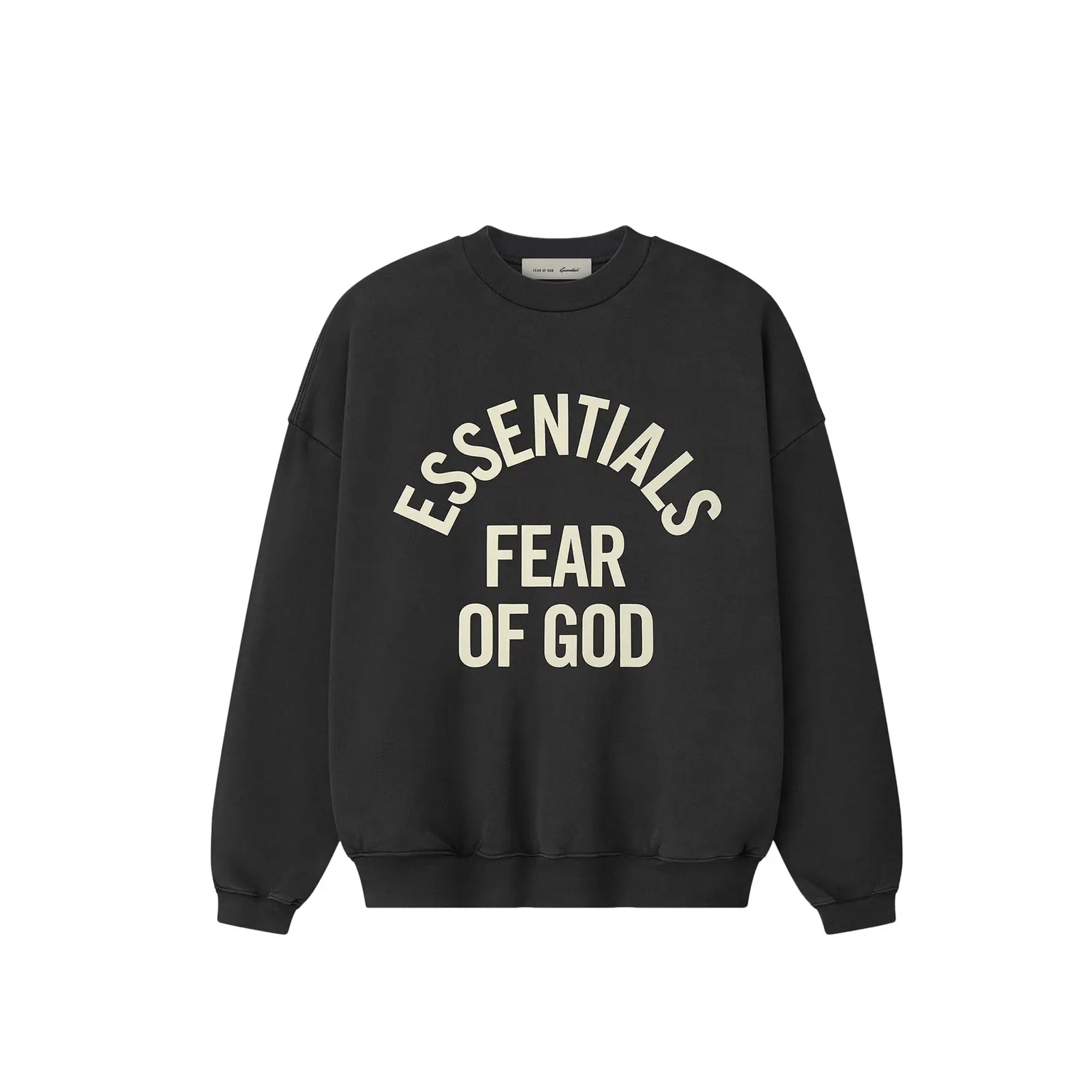 Faded Black and yellow Sweatshirt on a white background
