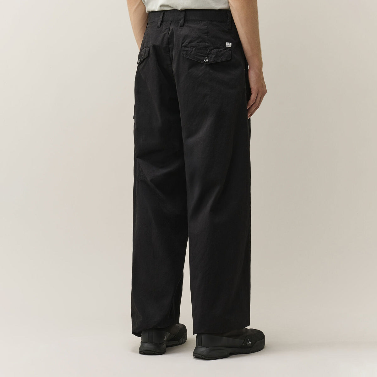 C.P. Company Mens Micro-Reps Boxy Pleats Cargo Pants