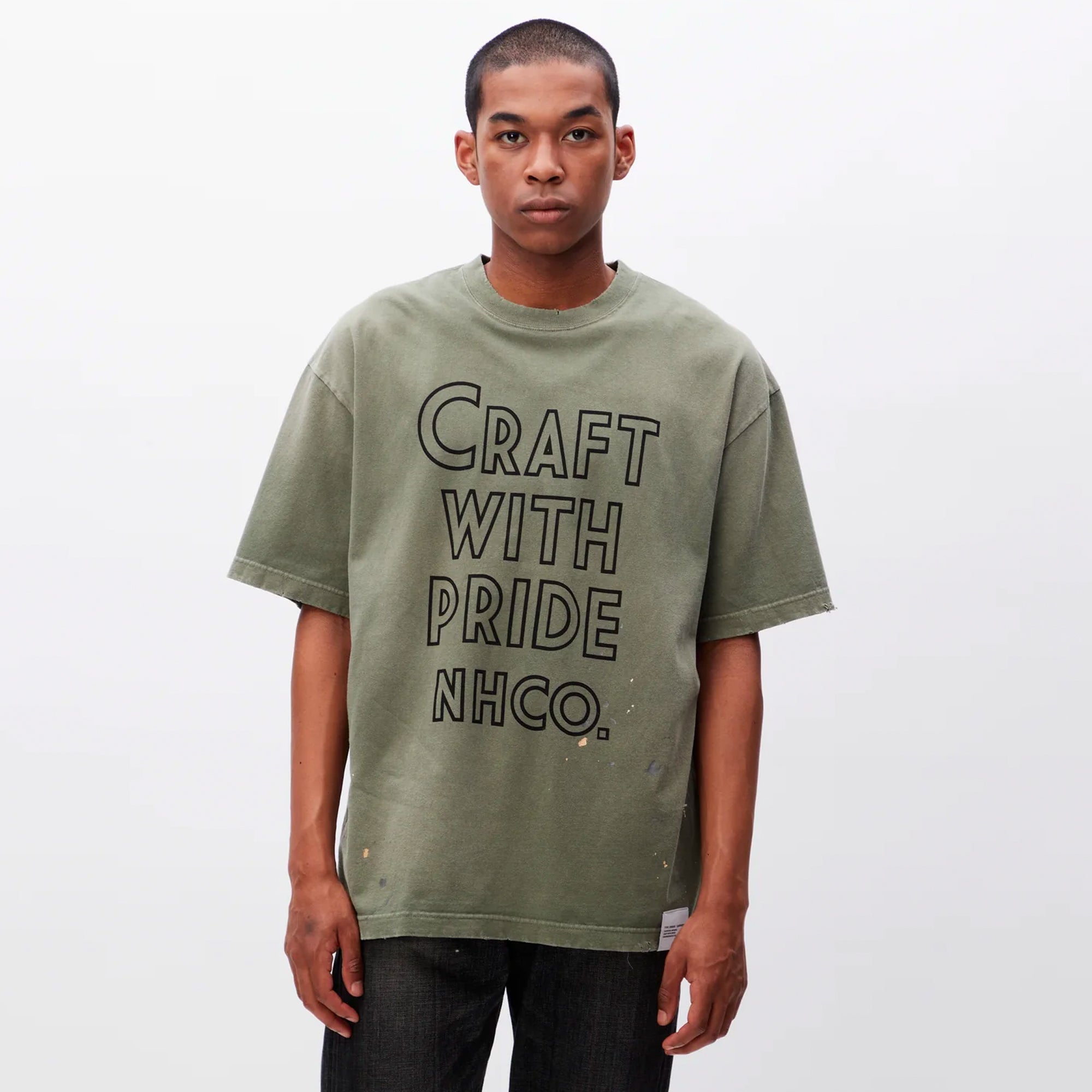 Neighborhood Mens Damage Crewneck SS Tee