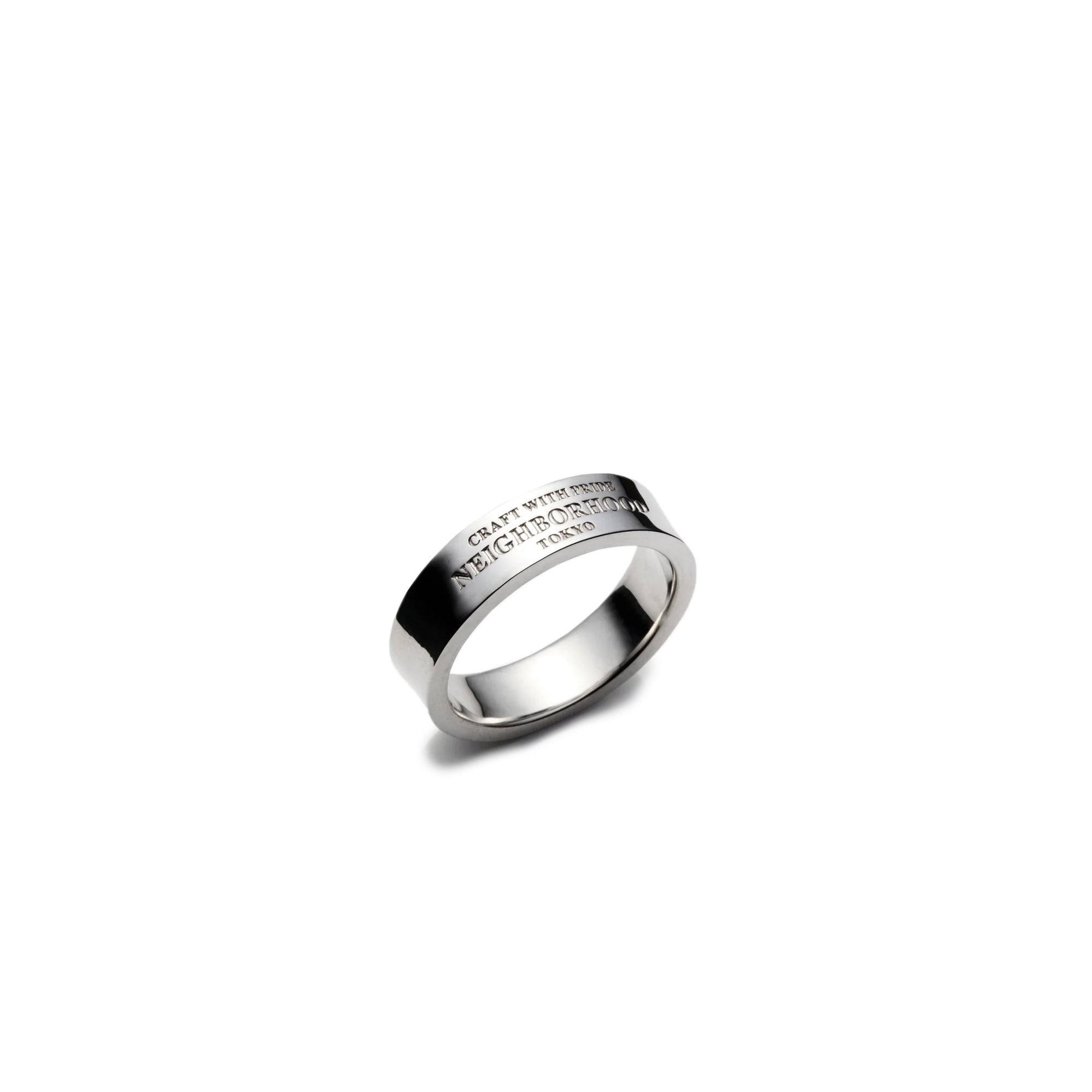 Neighborhood Silver Plain Ring