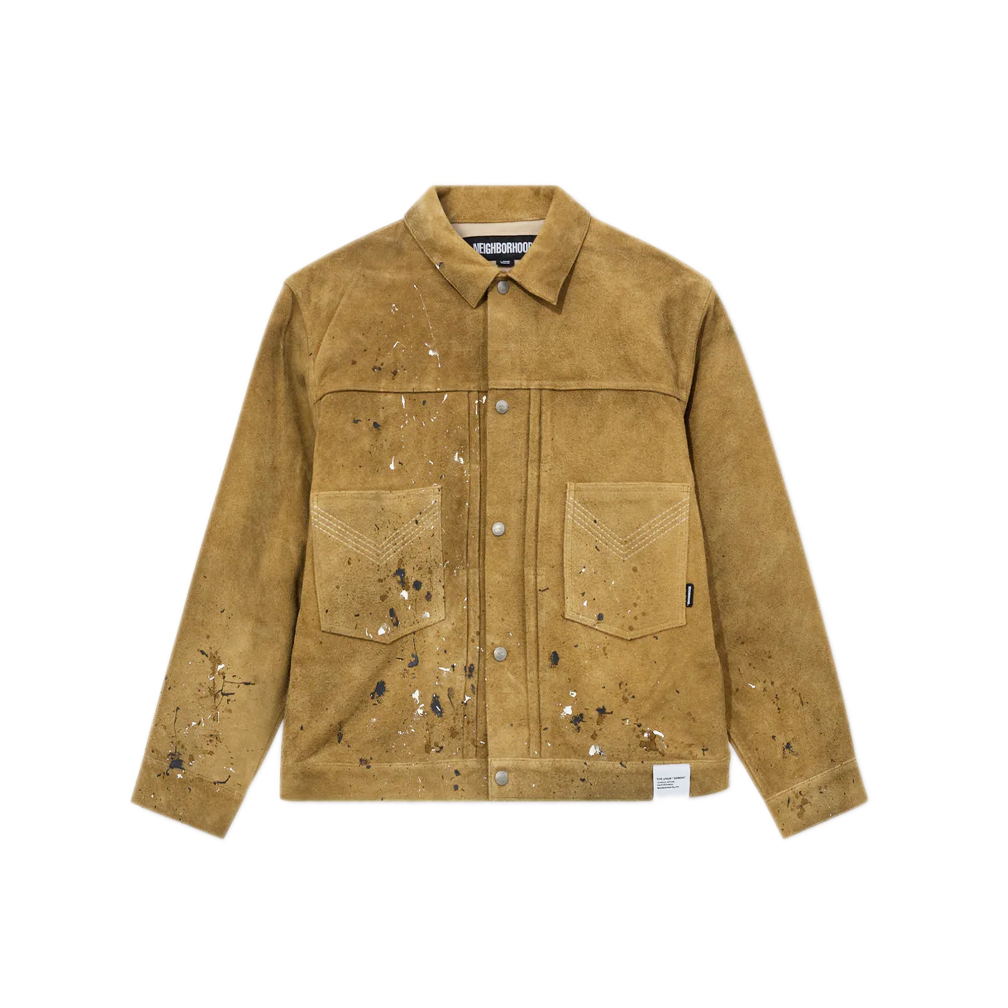 Neighborhood Mens Drip Suede Jacket