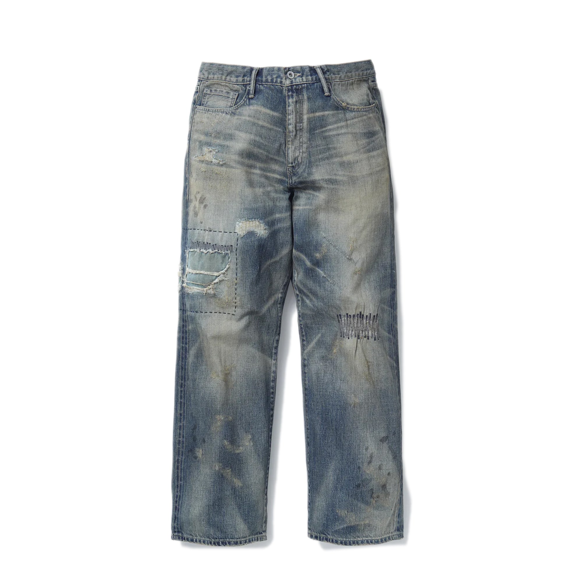 Neighborhood Mens Savage Denim DP Wide Pants