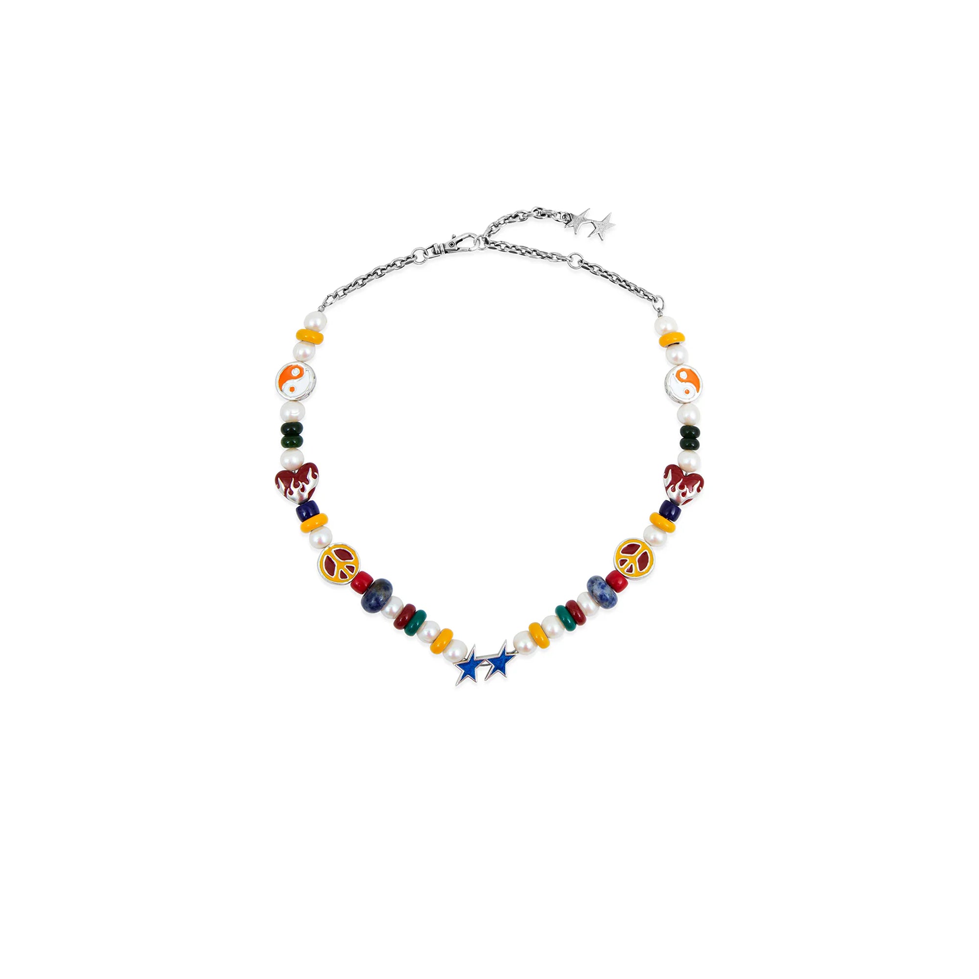 TwoJeys Yin Yang Flame Necklace