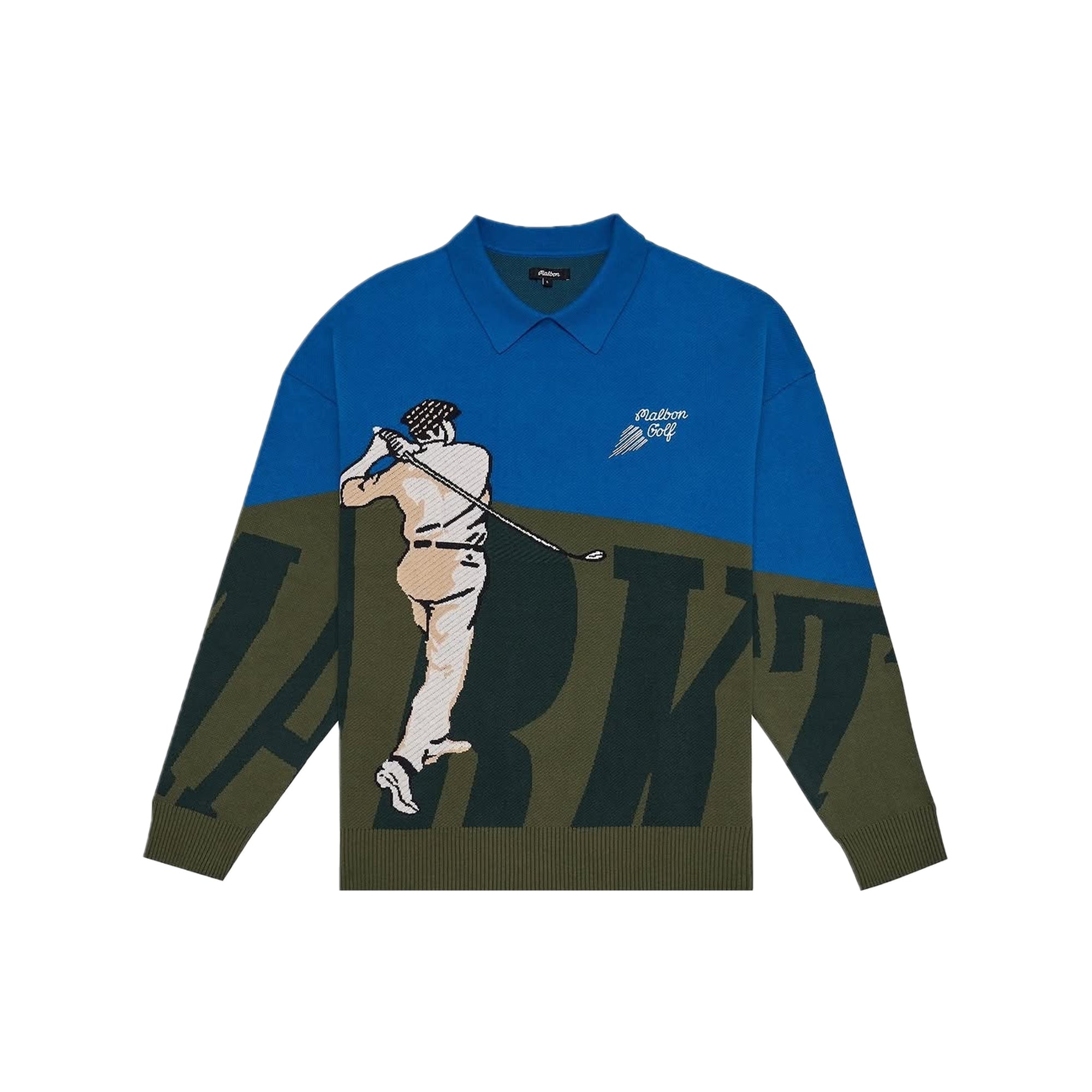 Market x Malbon Rugby Knit Polo Shirt