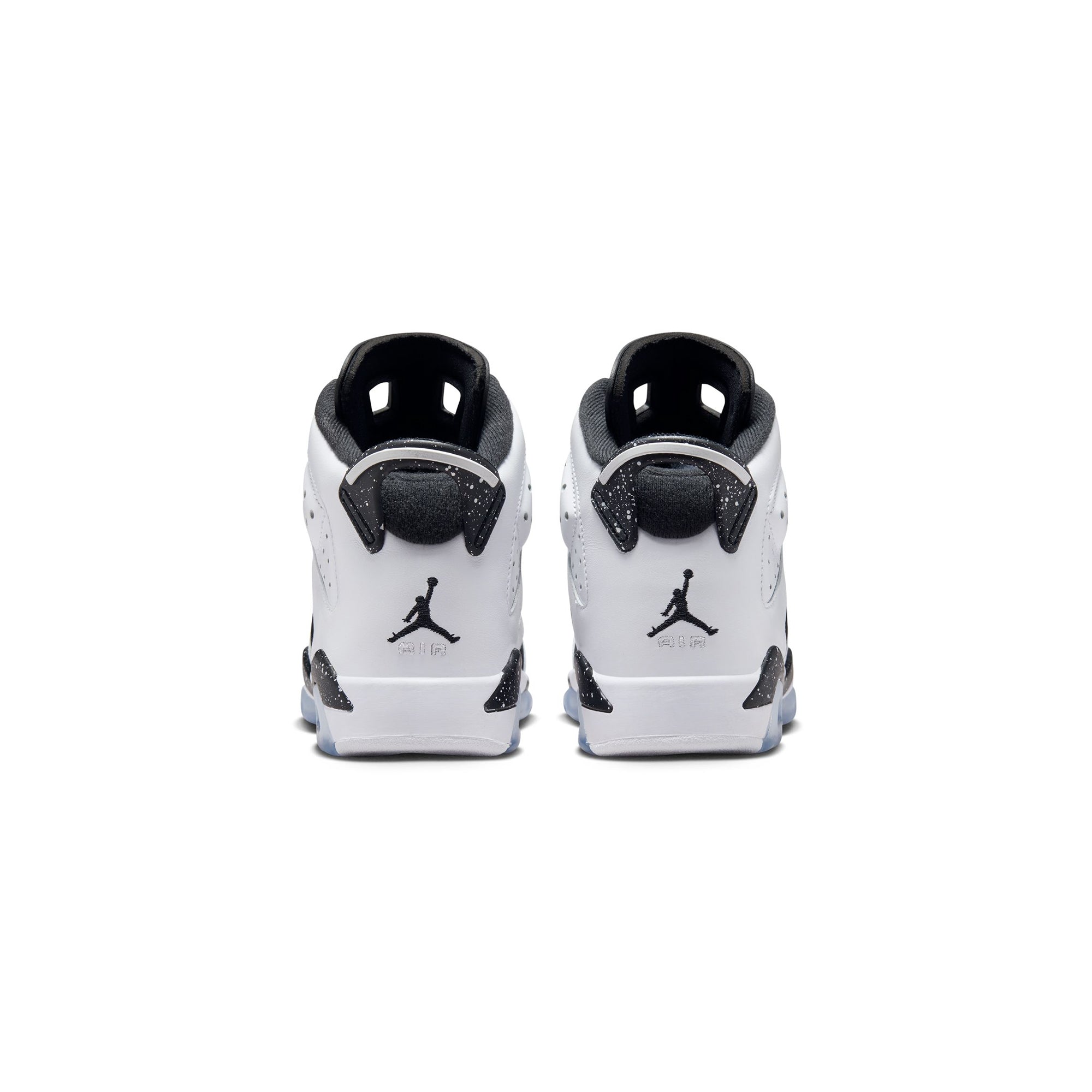 White/Black Sneakers on a white background