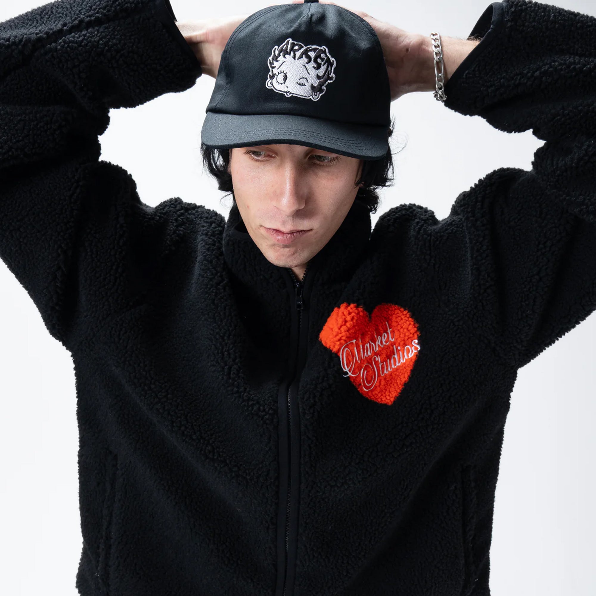Market Mens Betty Boop Sweetheart Jacket