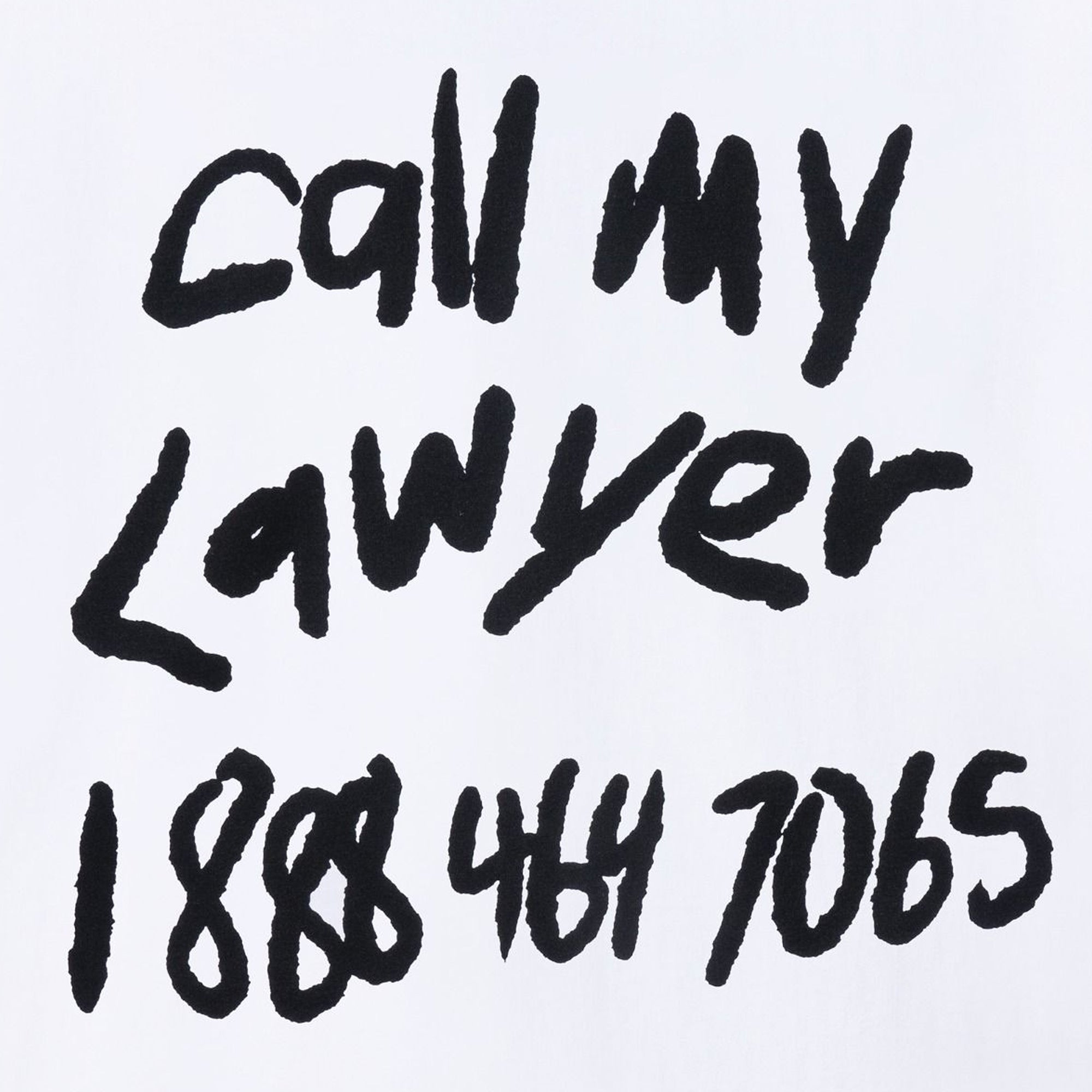 Market Mens Scrawl My Lawyer SS Tee