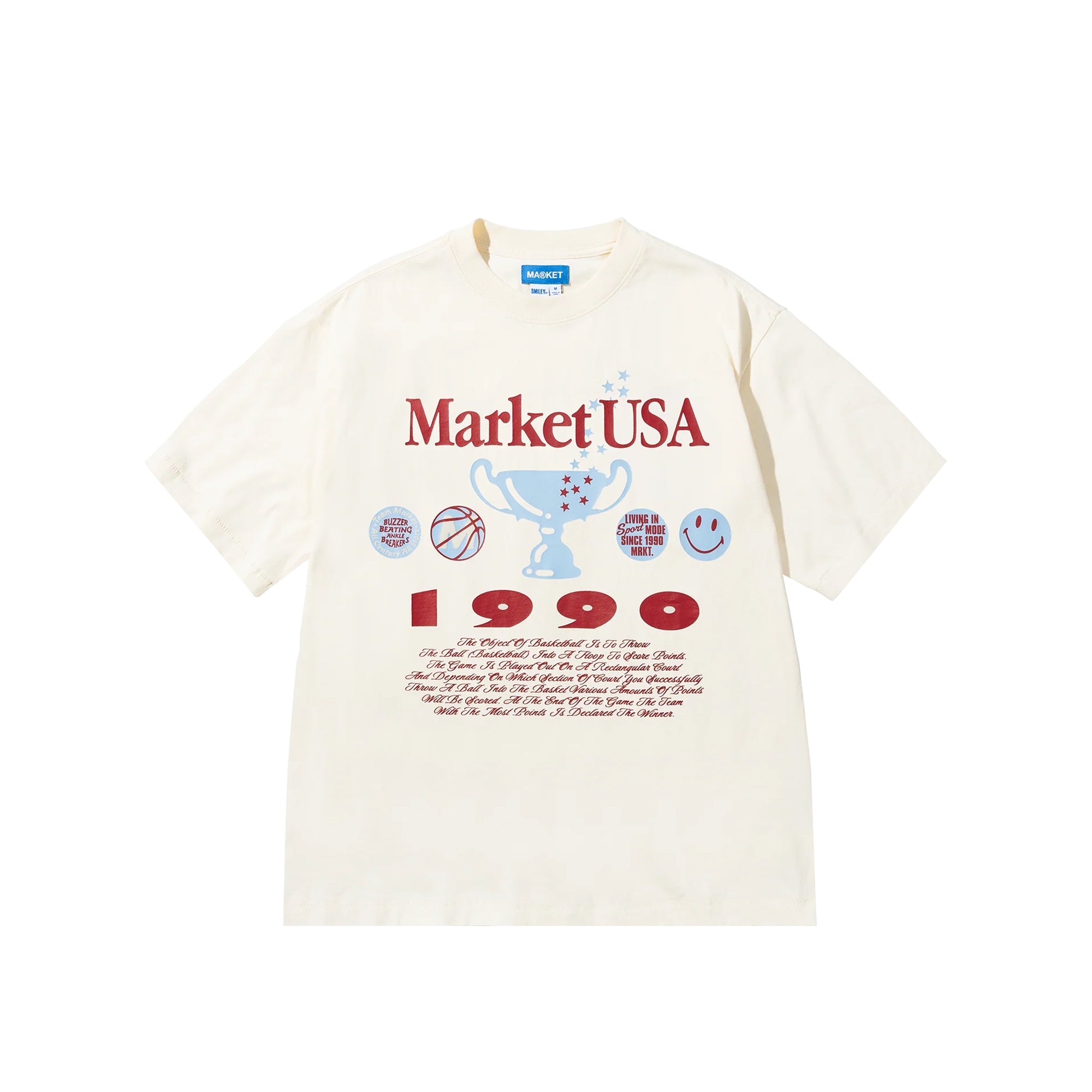 Market Mens Smiley 1990 Tee