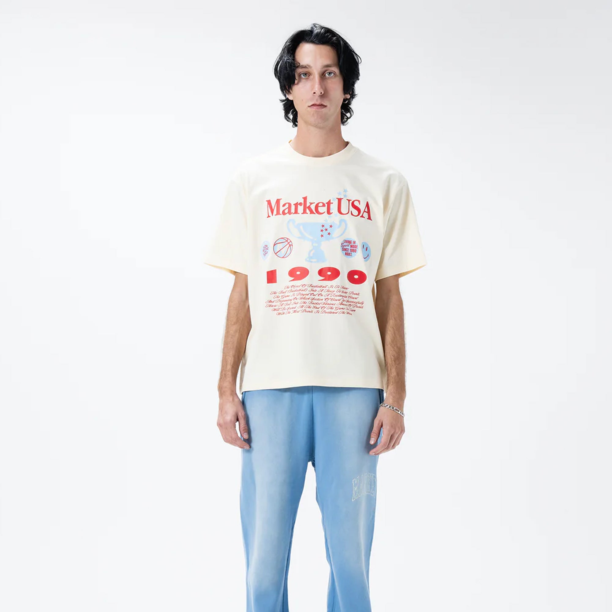 Market Mens Smiley 1990 Tee