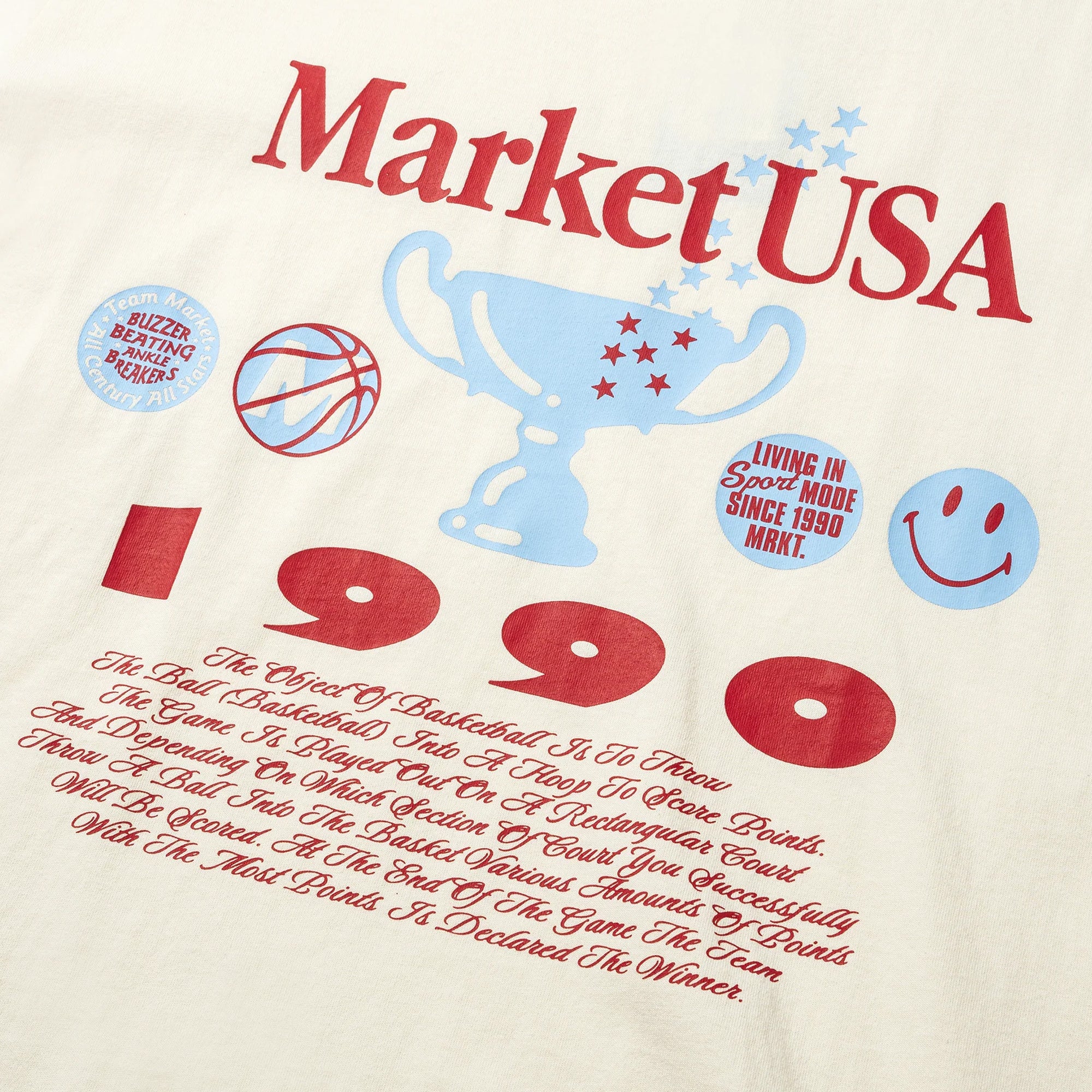 Market Mens Smiley 1990 Tee