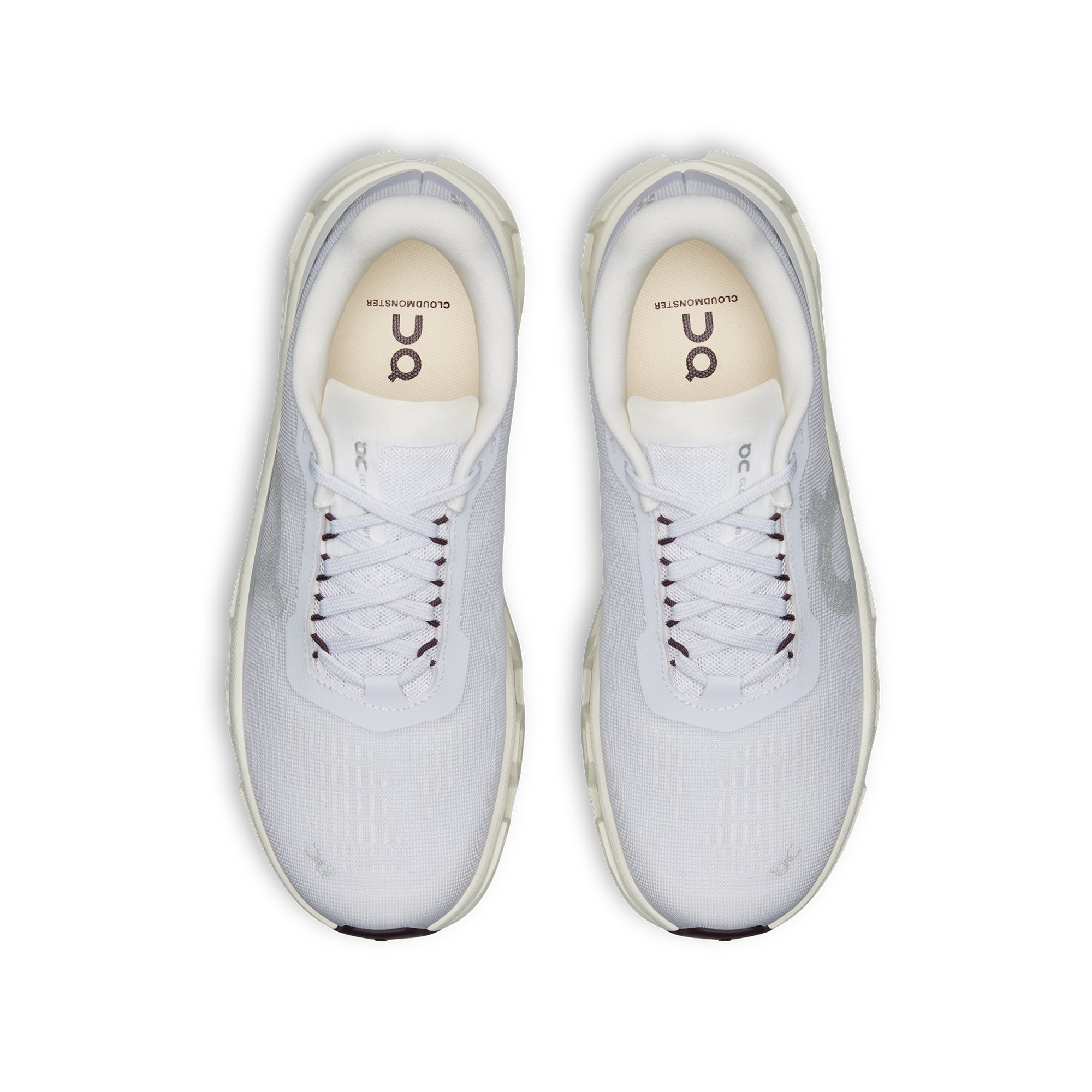 white and black sneakers on a white background