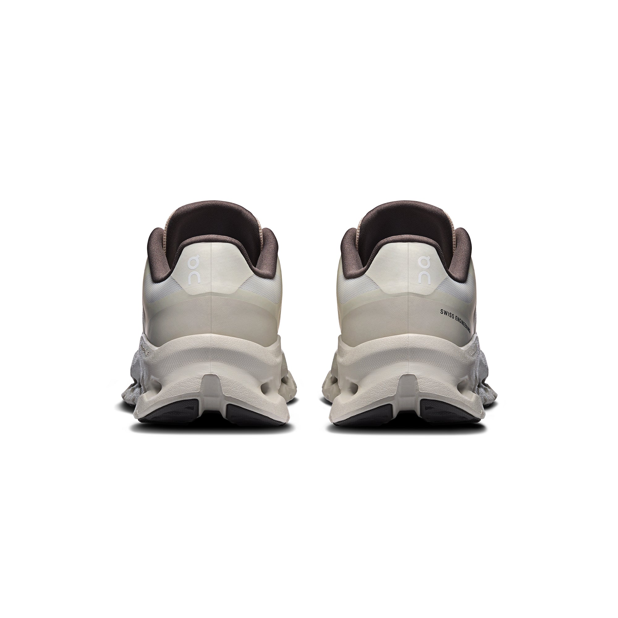 Silver / Ivory Sneakers on a white background