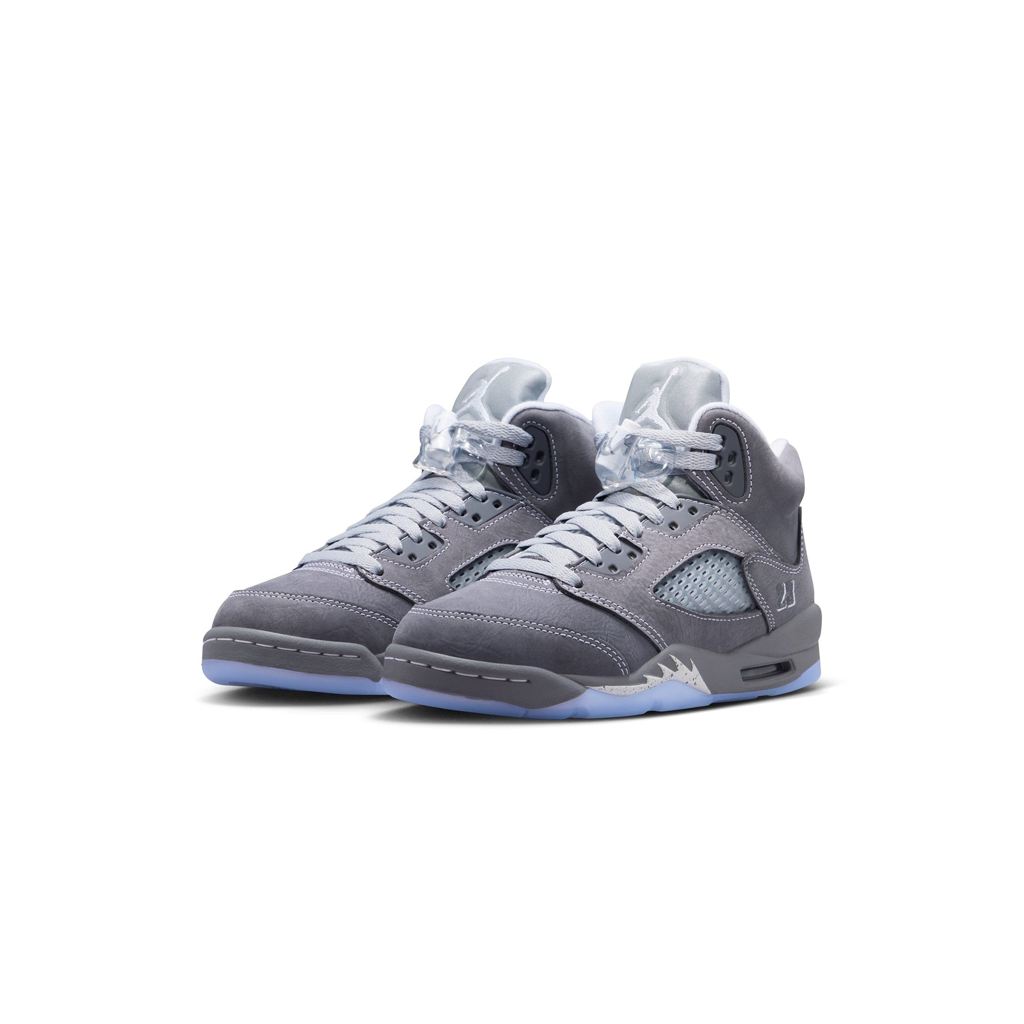 Air Jordan 5 Kids Retro "Wolf Grey" Shoes