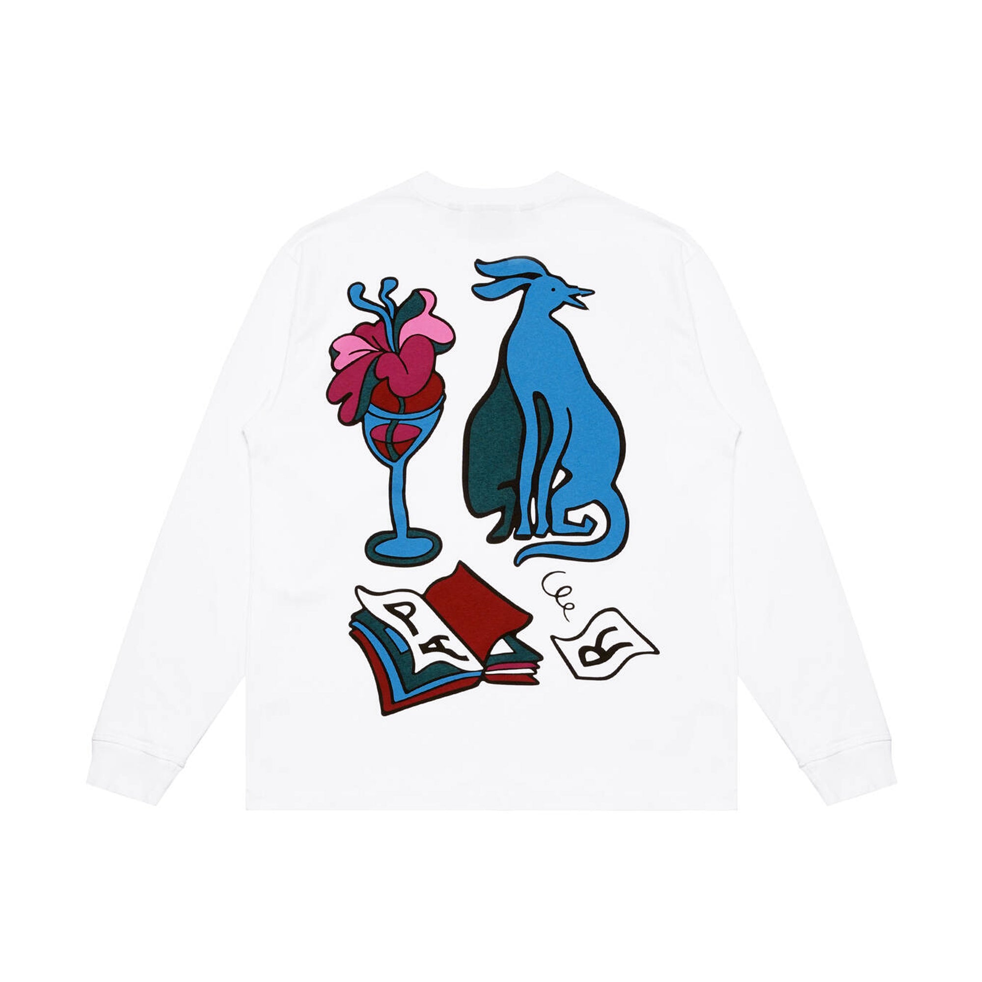 By Parra Mens Wine and Books LS Tee