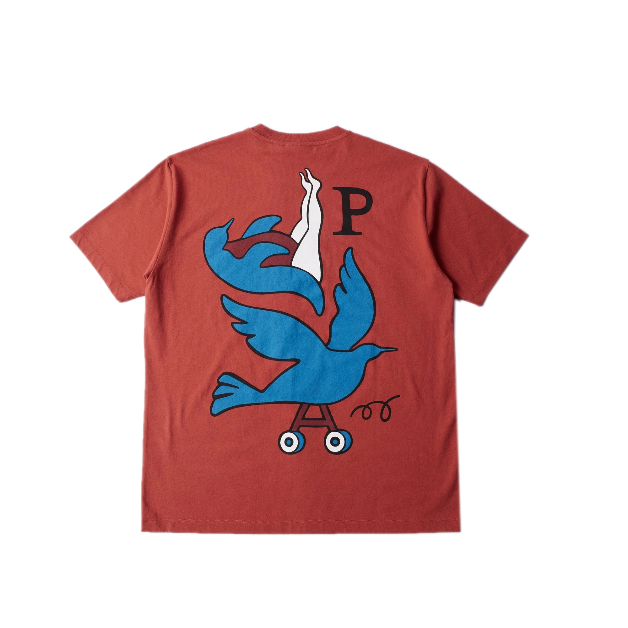 By Parra Mens Wheeled Bird Tee