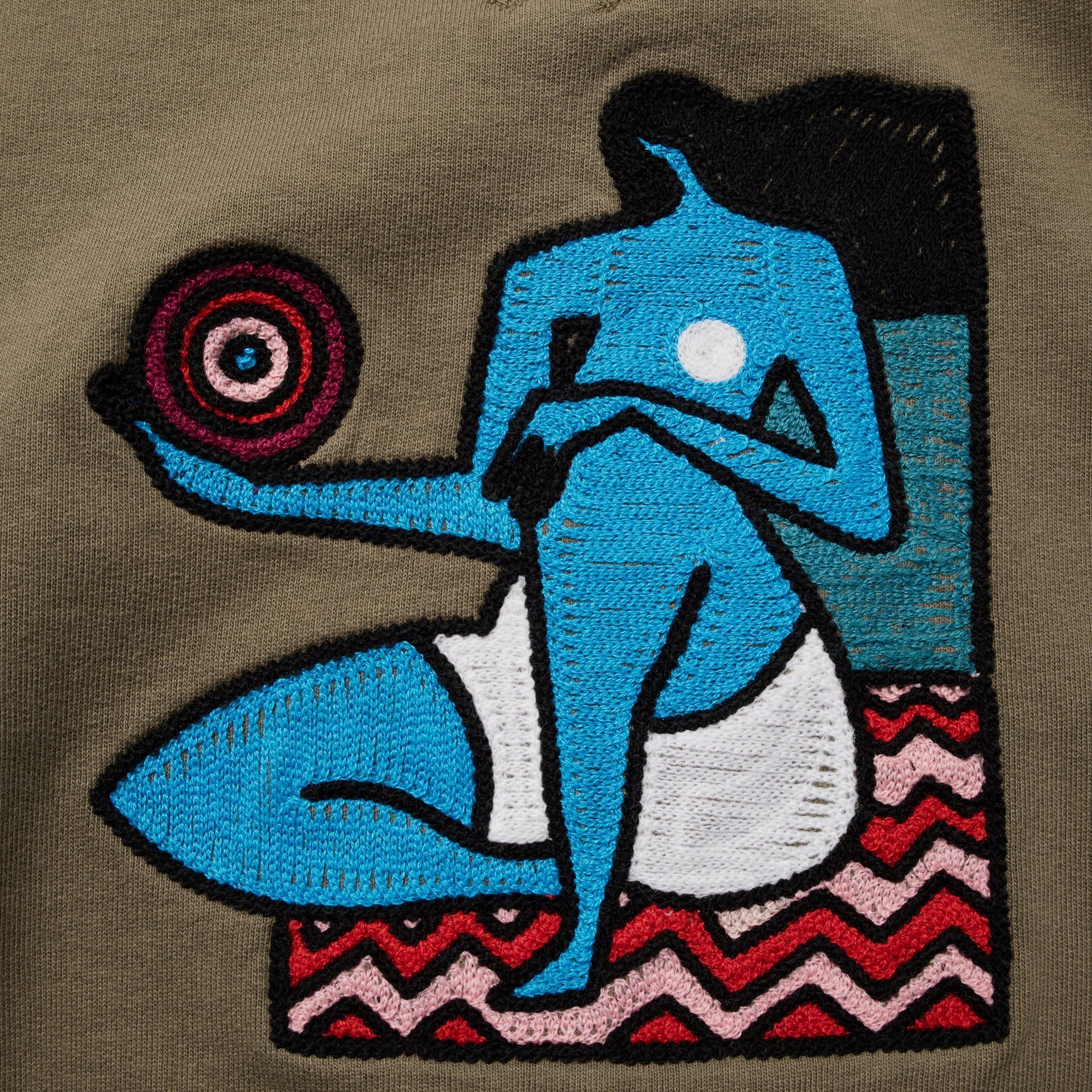 By Parra Mens Future Vision Crewneck Sweatshirt