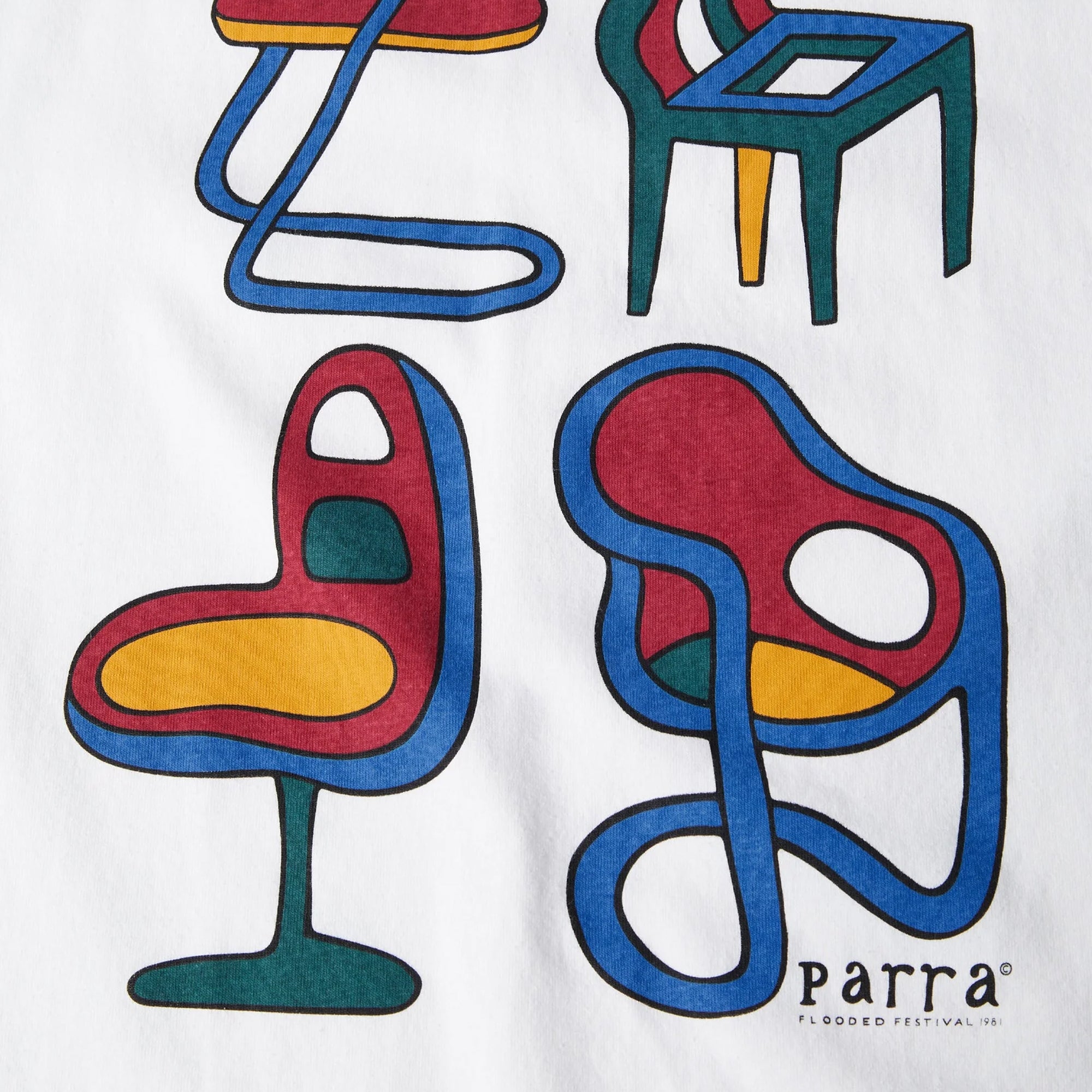 By Parra Mens Unreasonable Chairs Tee
