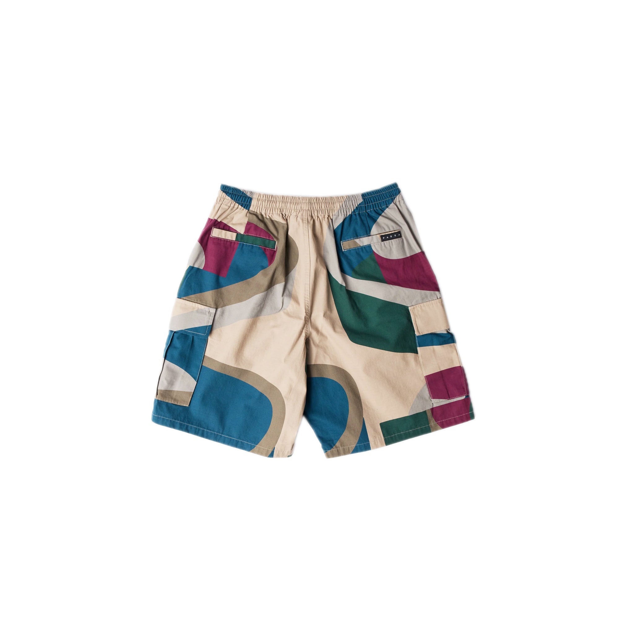 By Parra Mens The Wall Camo Shorts