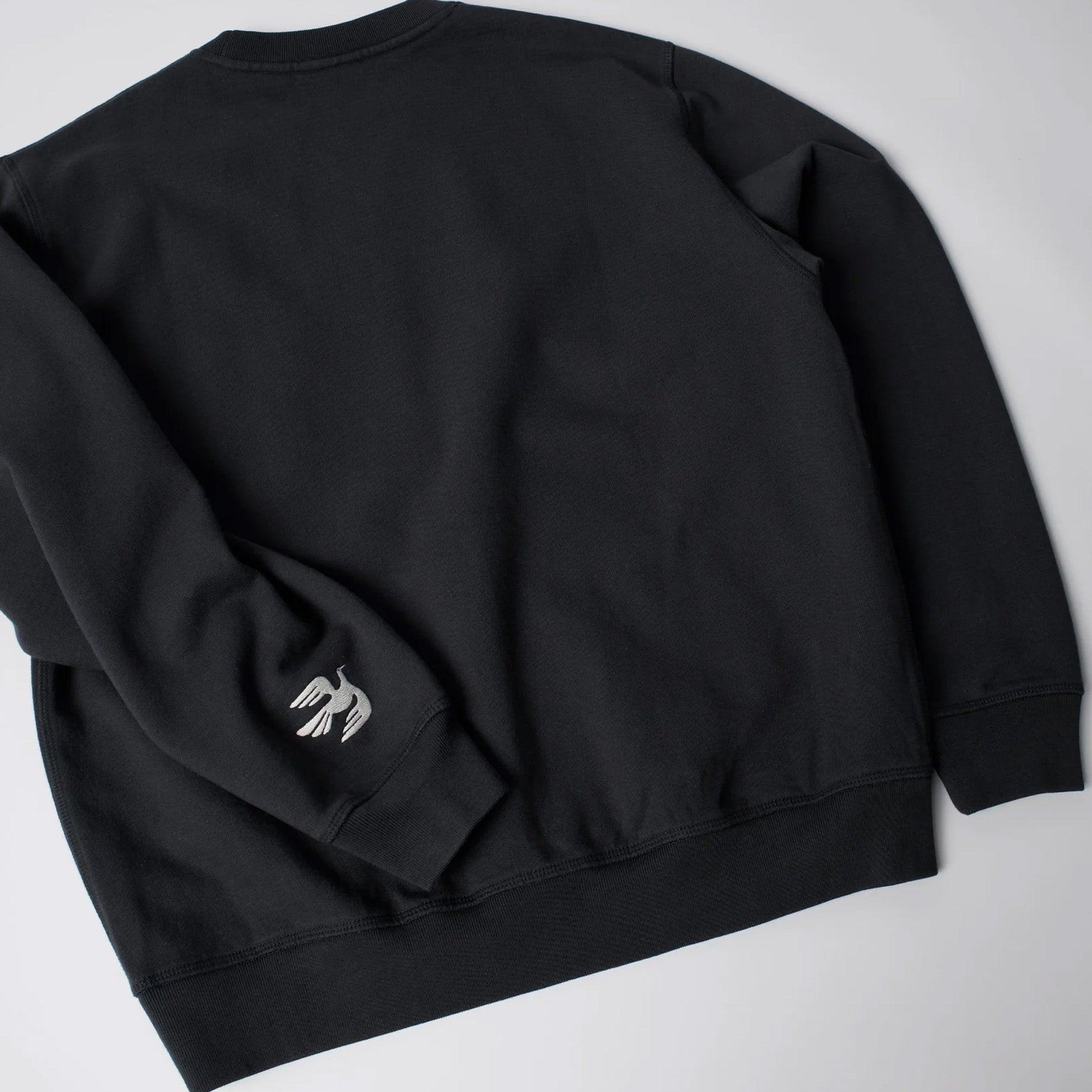 By Parra Mens Weird Trad Logo Crew Beck Sweatshirt