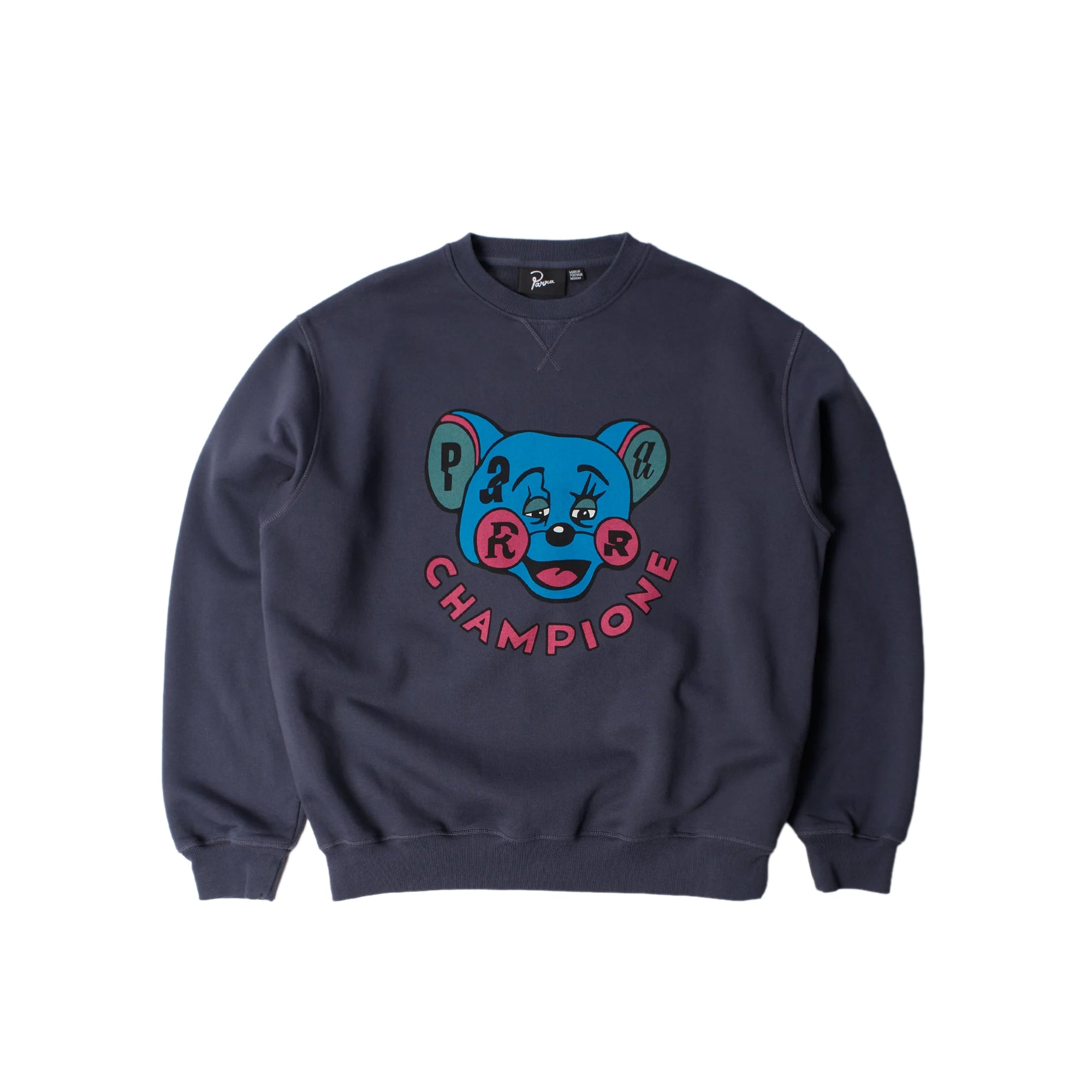 By Parra Mens Tired Champione Crewneck Sweatshirt