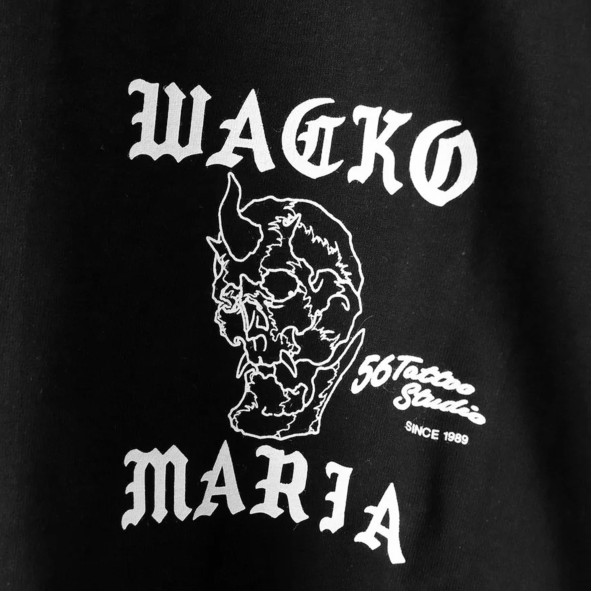Wacko Maria Mens 56 Tattoo Studio Crewneck Tee