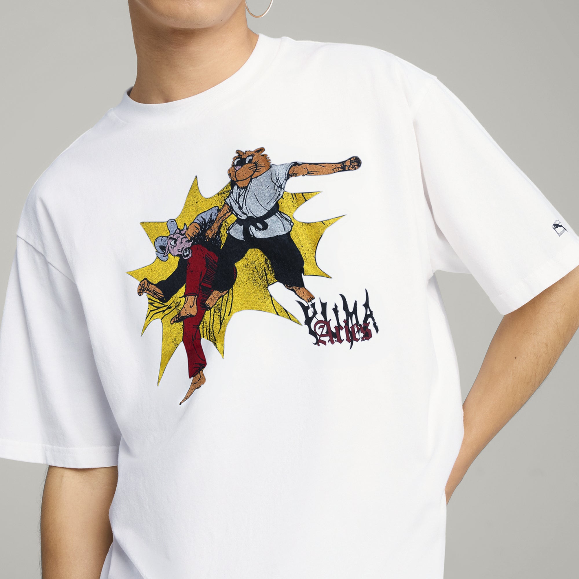 Puma x Aries Mens Graphic Tee