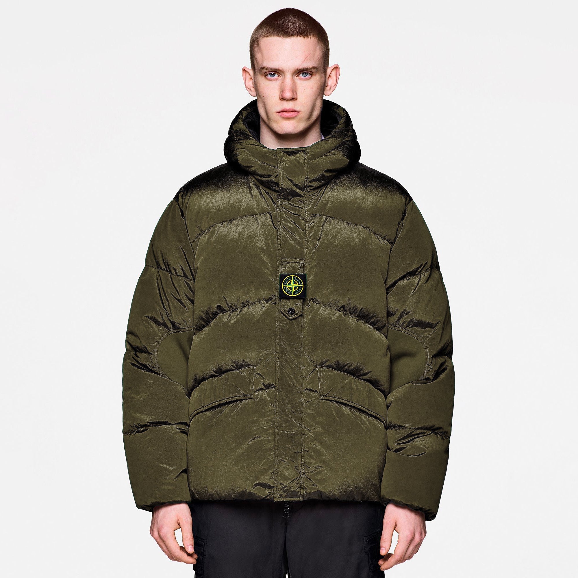 Stone Island Mens Reversible Real Down Jacket